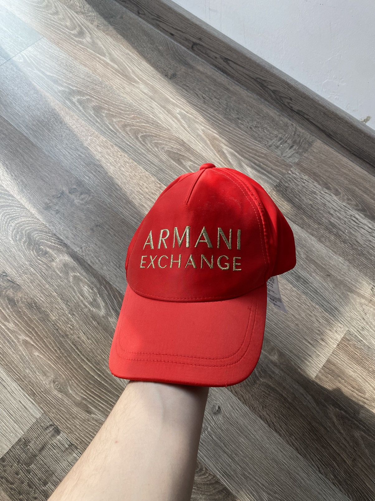 Armani trucker hat on sale