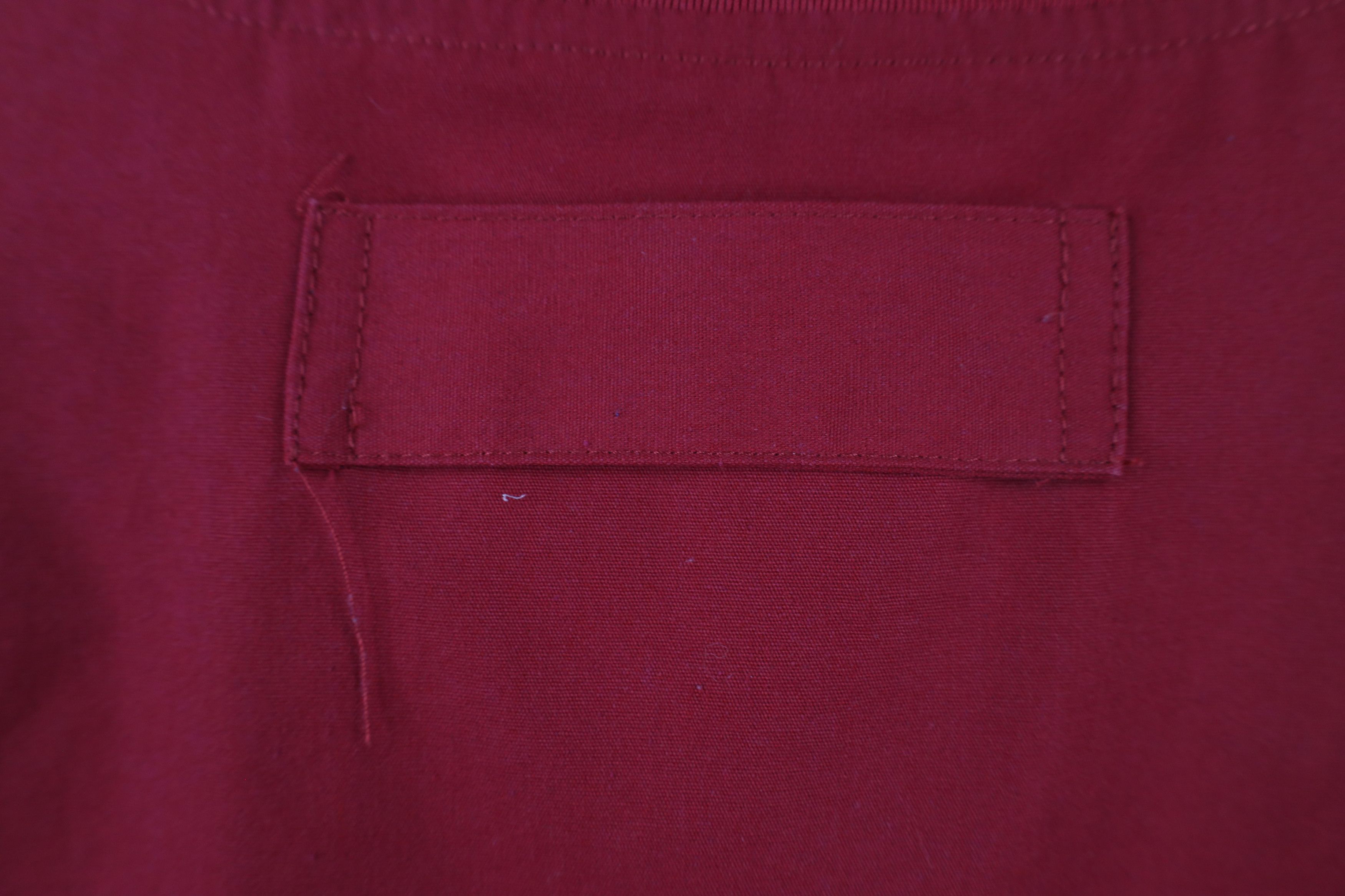 Vintage Vintage 90s Streetwear Blank Full Zip Cafe Bomber Jacket Red Size US L / EU 52-54 / 3 - 13 Thumbnail