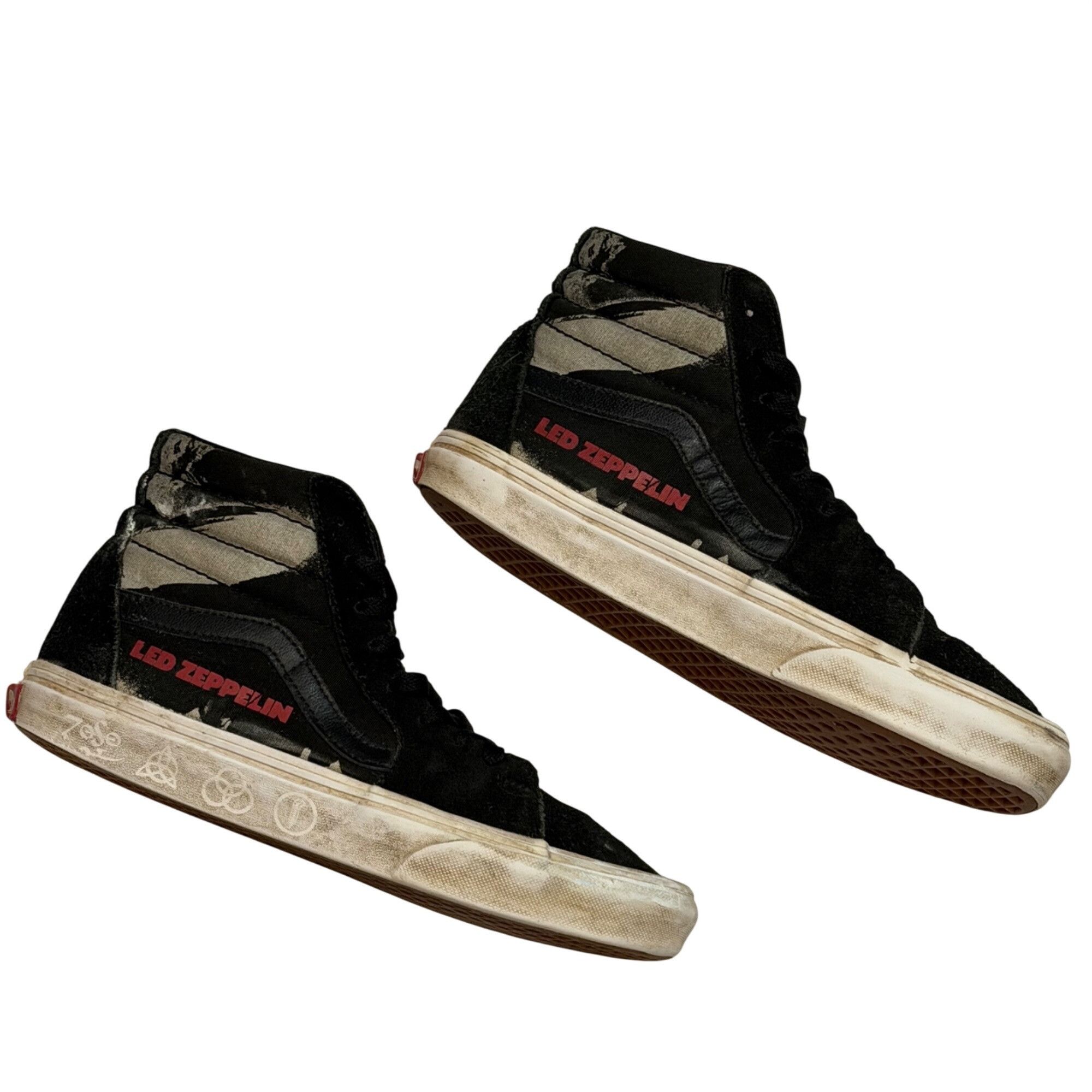 Vans Vans Sk8-Hi Led Zeppelin Collaboration 50th Anniversary Snea Size US 9 / EU 42 - 2 Thumbnail