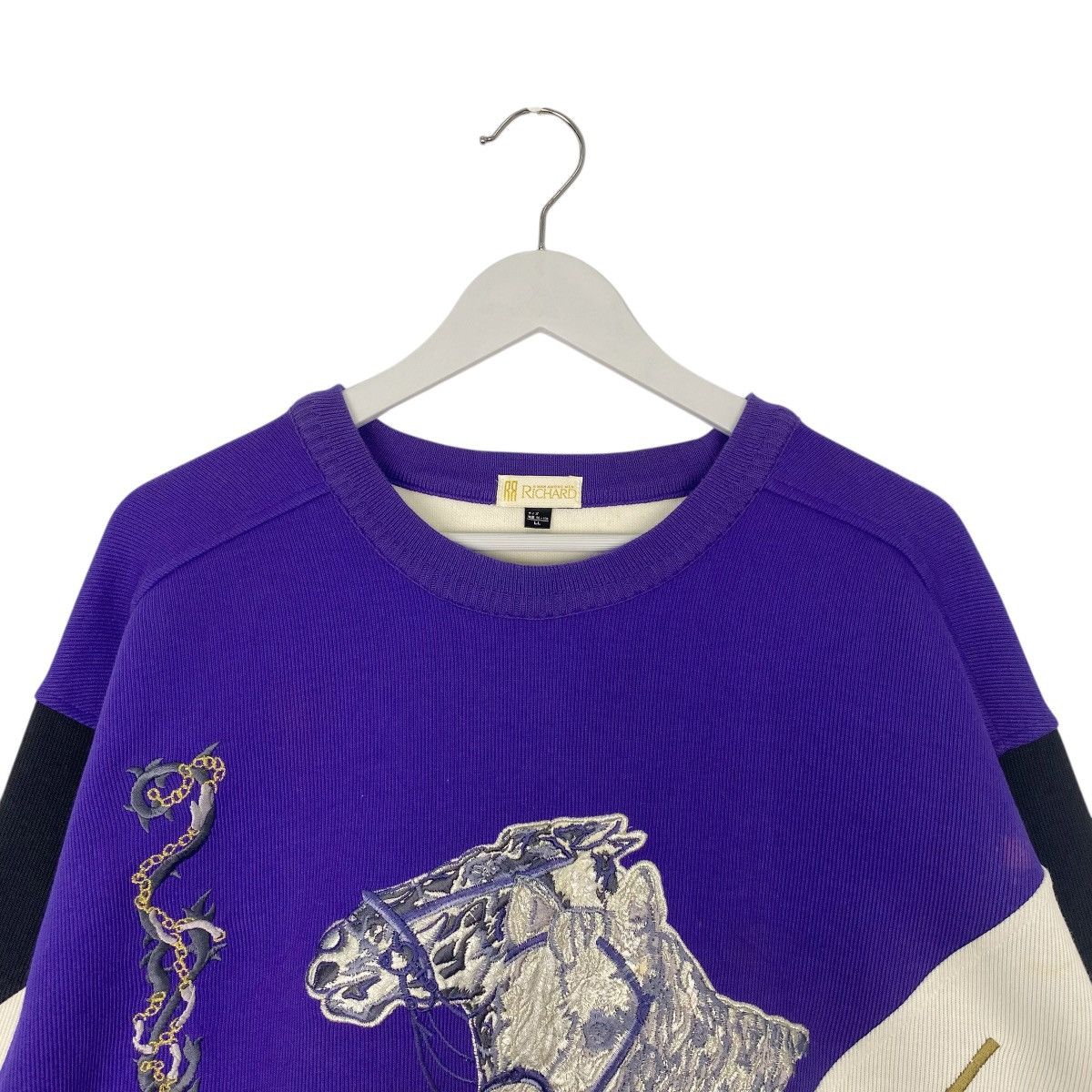 Other Vintage Richard Sweatshirt Crewneck Over Print Purple Size L Size US L / EU 52-54 / 3 - 3 Thumbnail