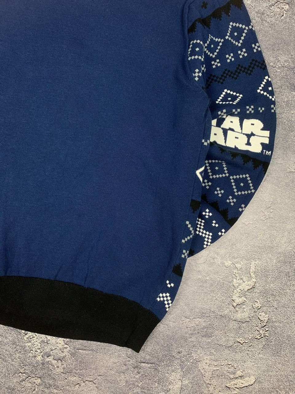 Star Wars Star Wars Blue Holiday Sweater Size L – Cotton – Classic Size US L / EU 52-54 / 3 - 14 Thumbnail