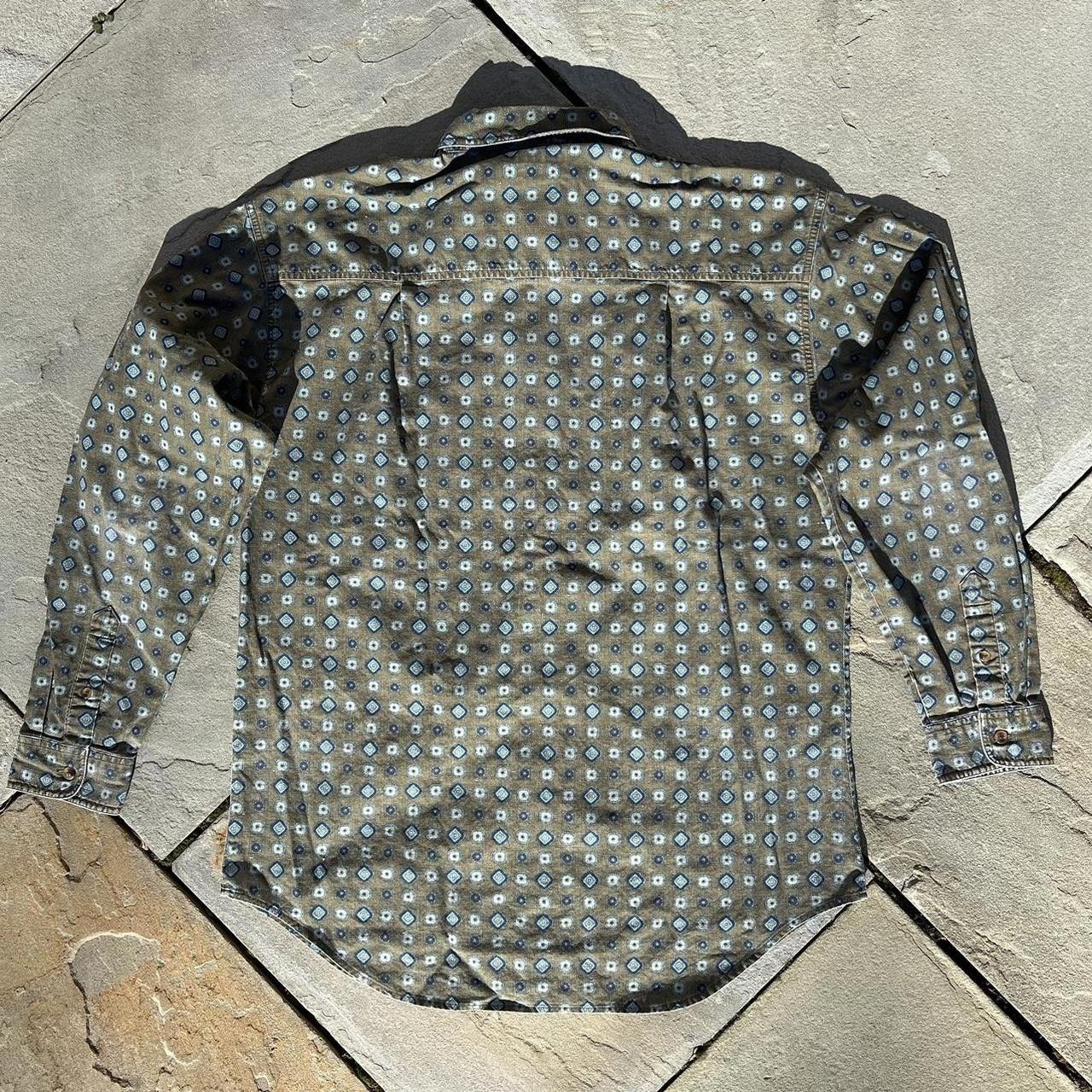 Bugle Boy Vintage 90s Diamond Square Pattern Button Down Shirt Size US L / EU 52-54 / 3 - 2 Thumbnail