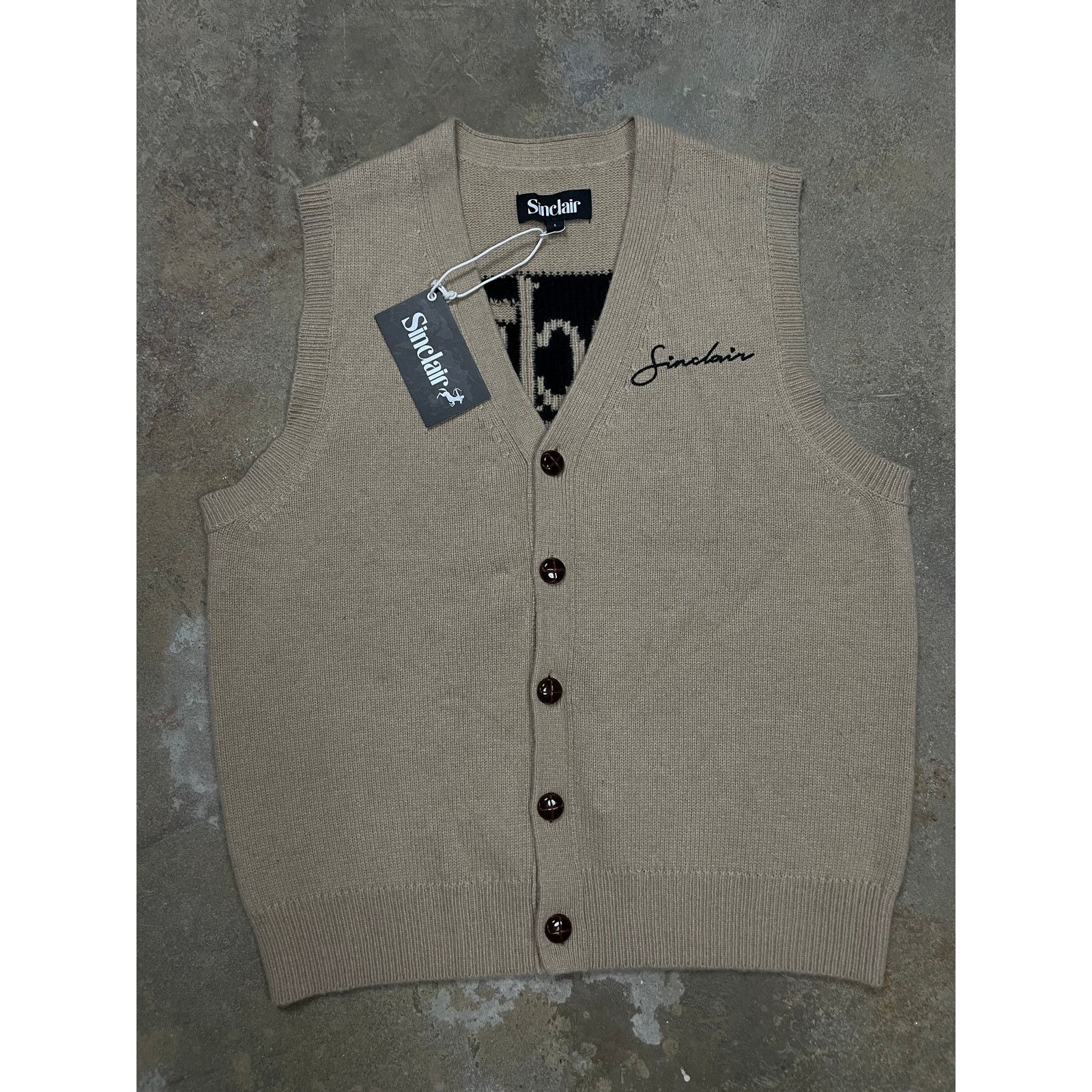 Sinclair Global Sinclair Vest Tan Black Large New Size US L / EU 52-54 / 3 - 1 Thumbnail