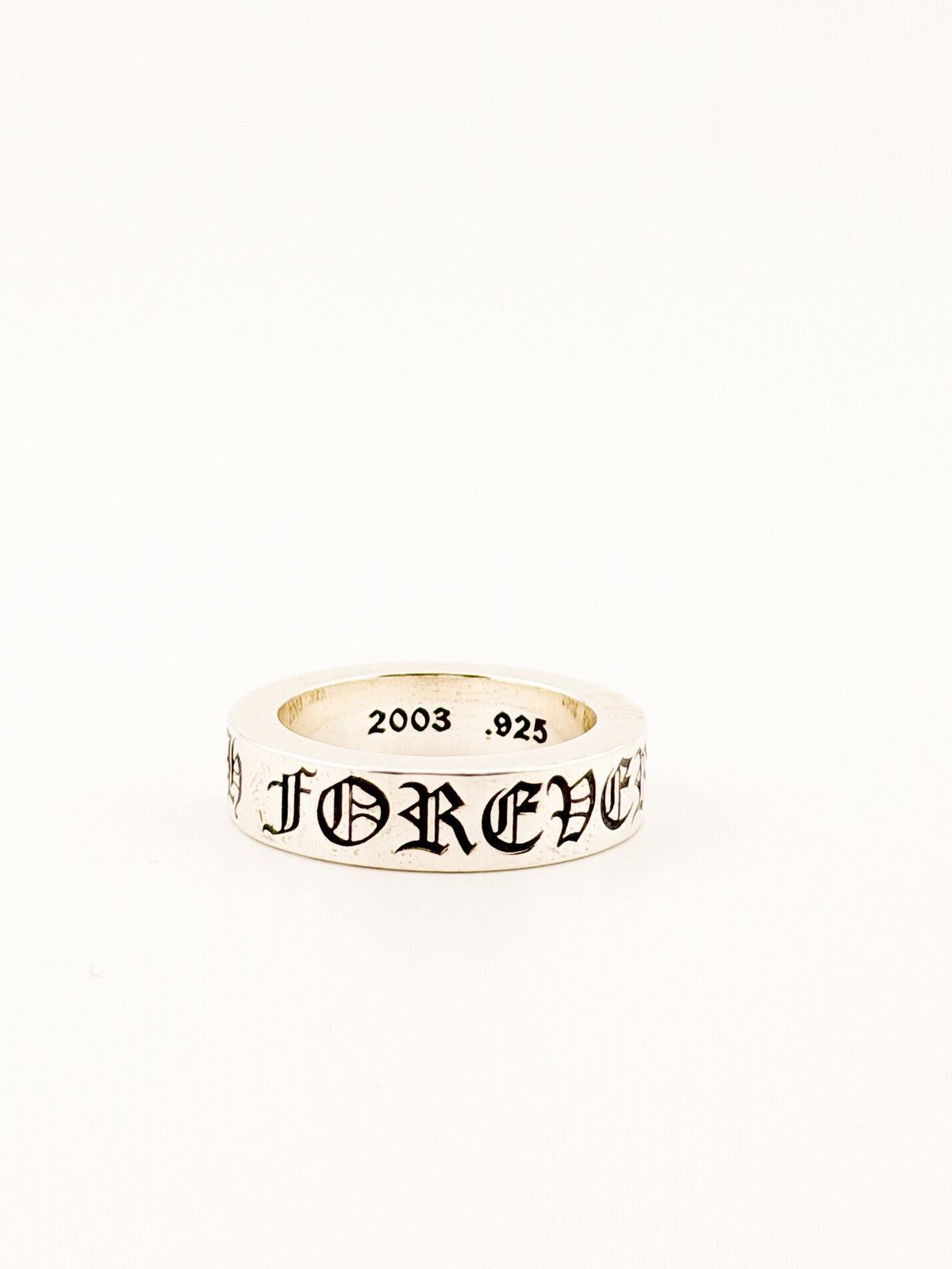 Chrome Hearts RARE! Chrome Hearts 6mm Forever Spacer Ring Size ONE SIZE - 1 Thumbnail