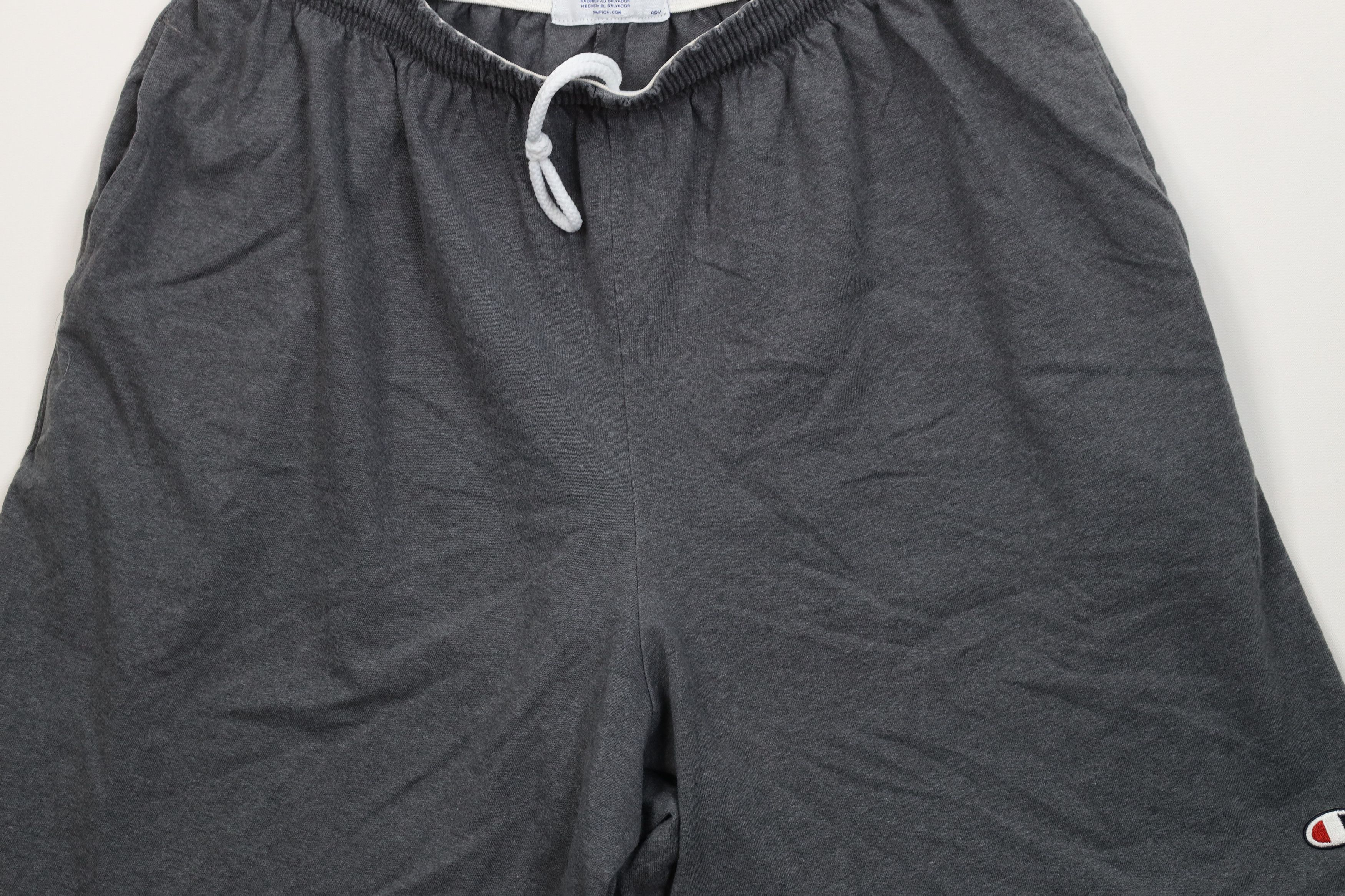 Champion Vintage Y2K Champion Logo Above Knee Shorts Heather Gray Size US 36 / EU 52 - 3 Thumbnail