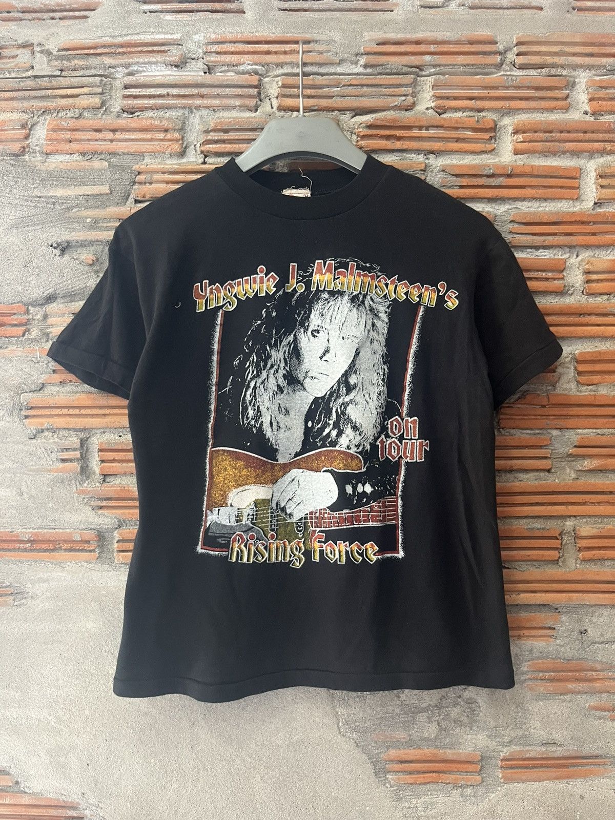 Band Tees Vintage Yngwie J. Malmsteen’s Rising Force on Tour 80’s-90’s Size US M / EU 48-50 / 2 - 2 Thumbnail
