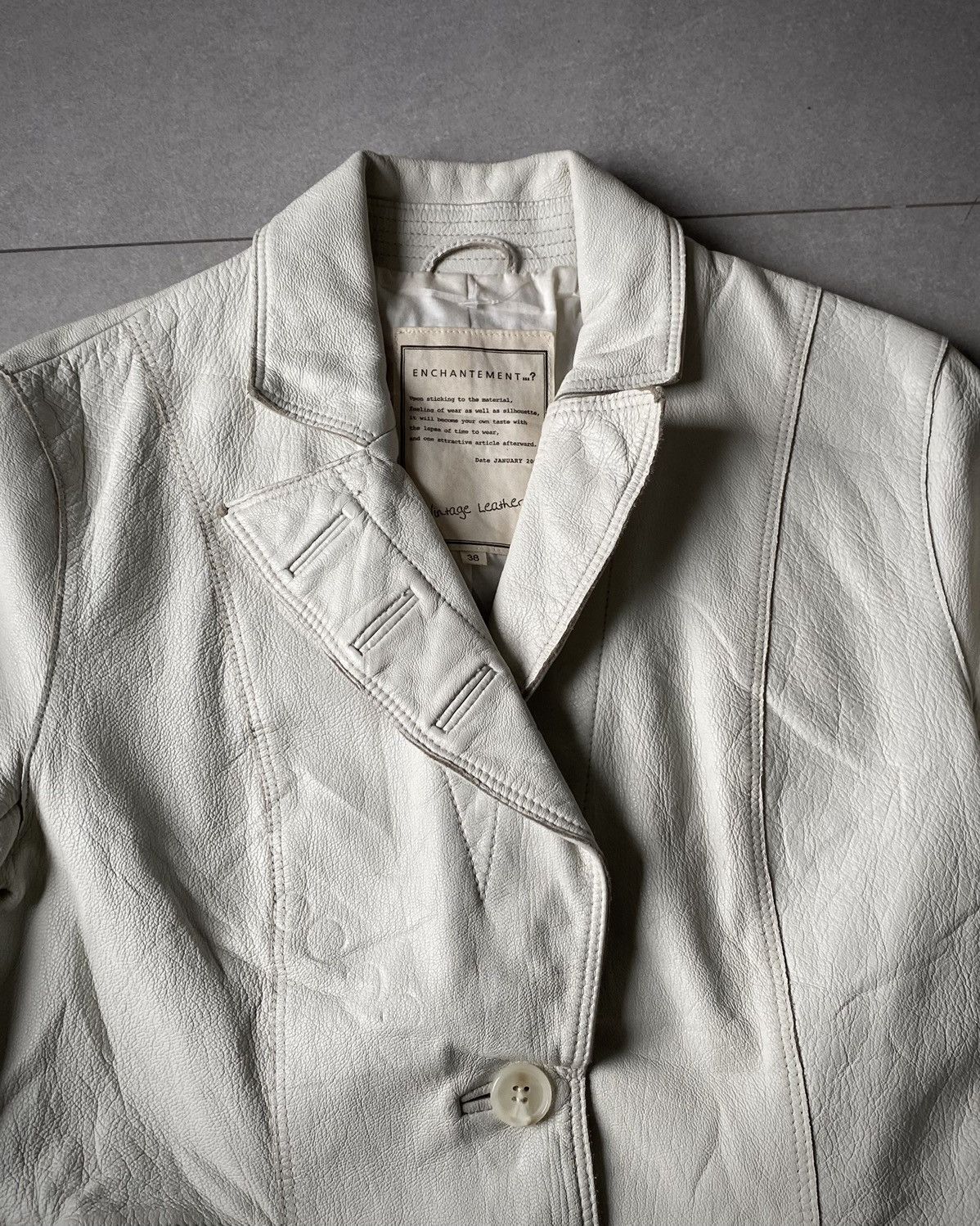 Enchantment Enchantement? Leather Blazer Size US S / EU 44-46 / 1 - 3 Thumbnail