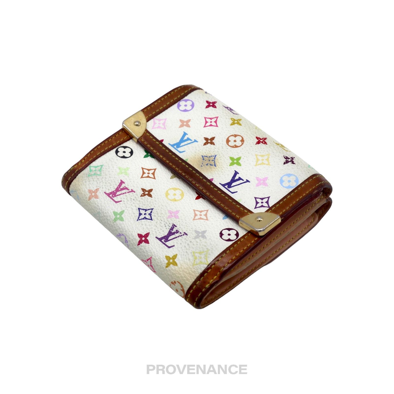 Louis Vuitton 🔴 Louis Vuitton Elise Trifold Wallet - Monogram Multicolore Size ONE SIZE - 3 Thumbnail