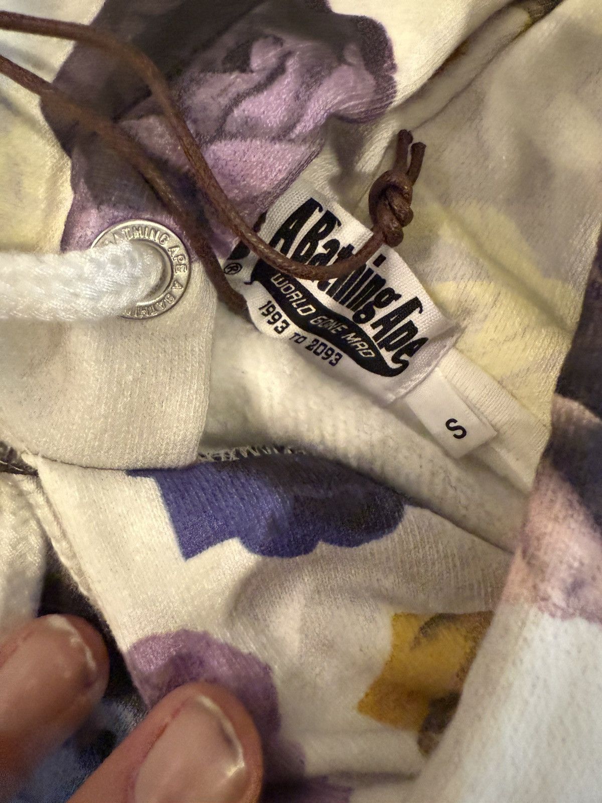 Bape Bape ivory floral camo pullover Size US S / EU 44-46 / 1 - 3 Thumbnail