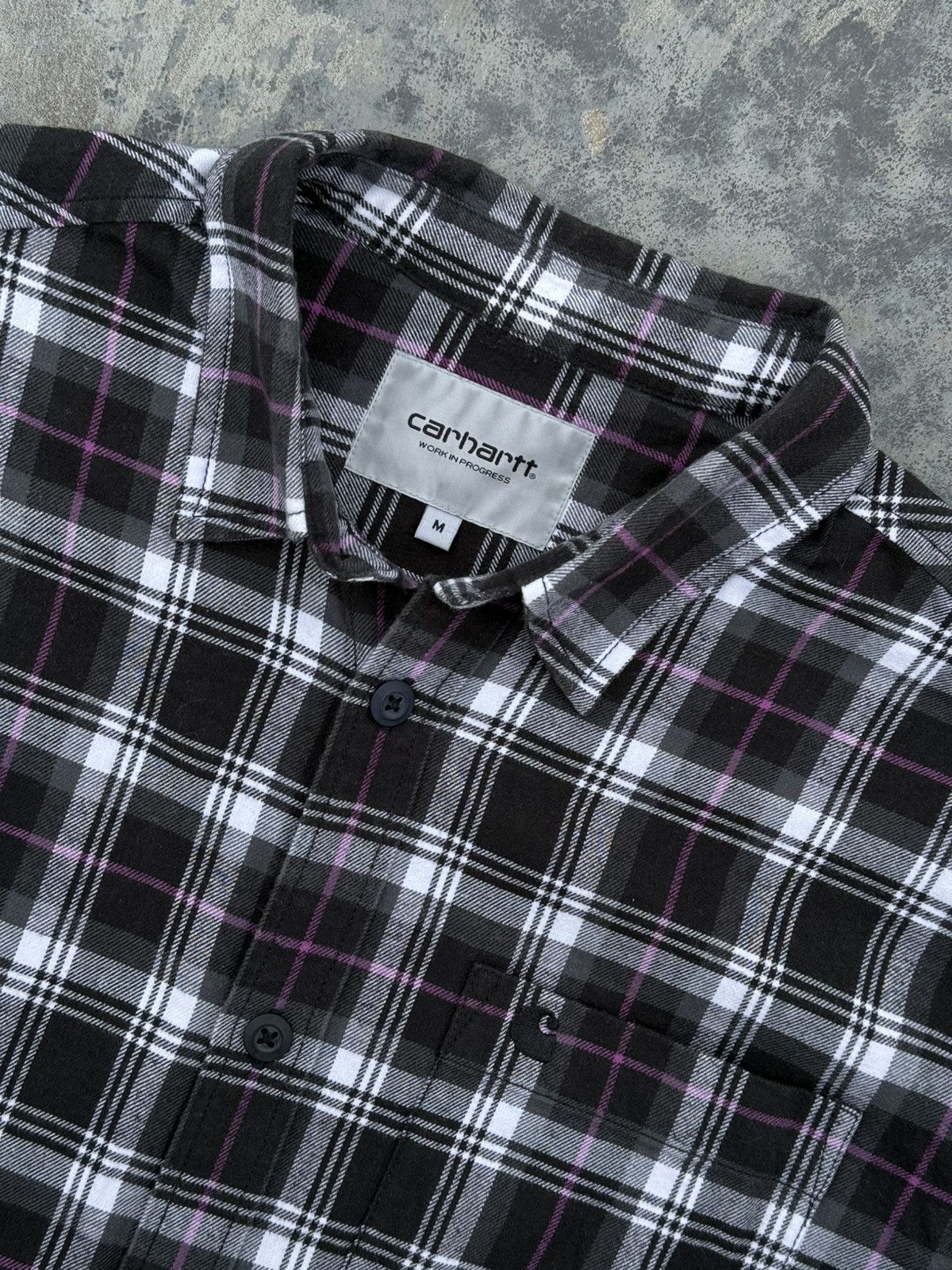 Carhartt Carhartt WIP Flannel Line Button Up Y2k Plaid Shirt Size US M / EU 48-50 / 2 - 3 Thumbnail