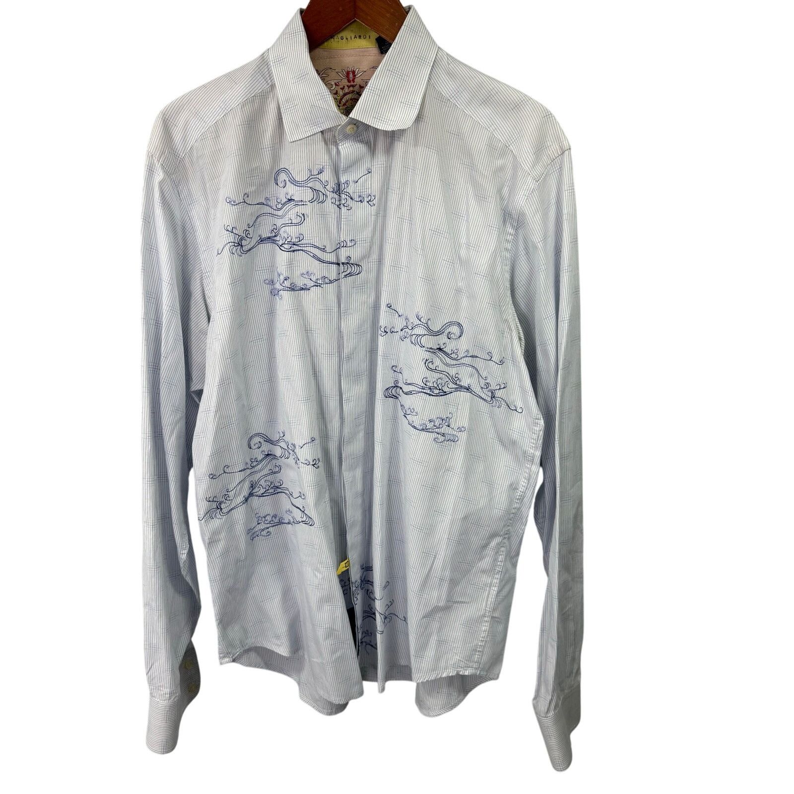 Robert Graham Robert Graham Men’s Shirt sz XL-Tall Cotton Silk NWOT #G654 Size US XL / EU 56 / 4 - 2 Thumbnail