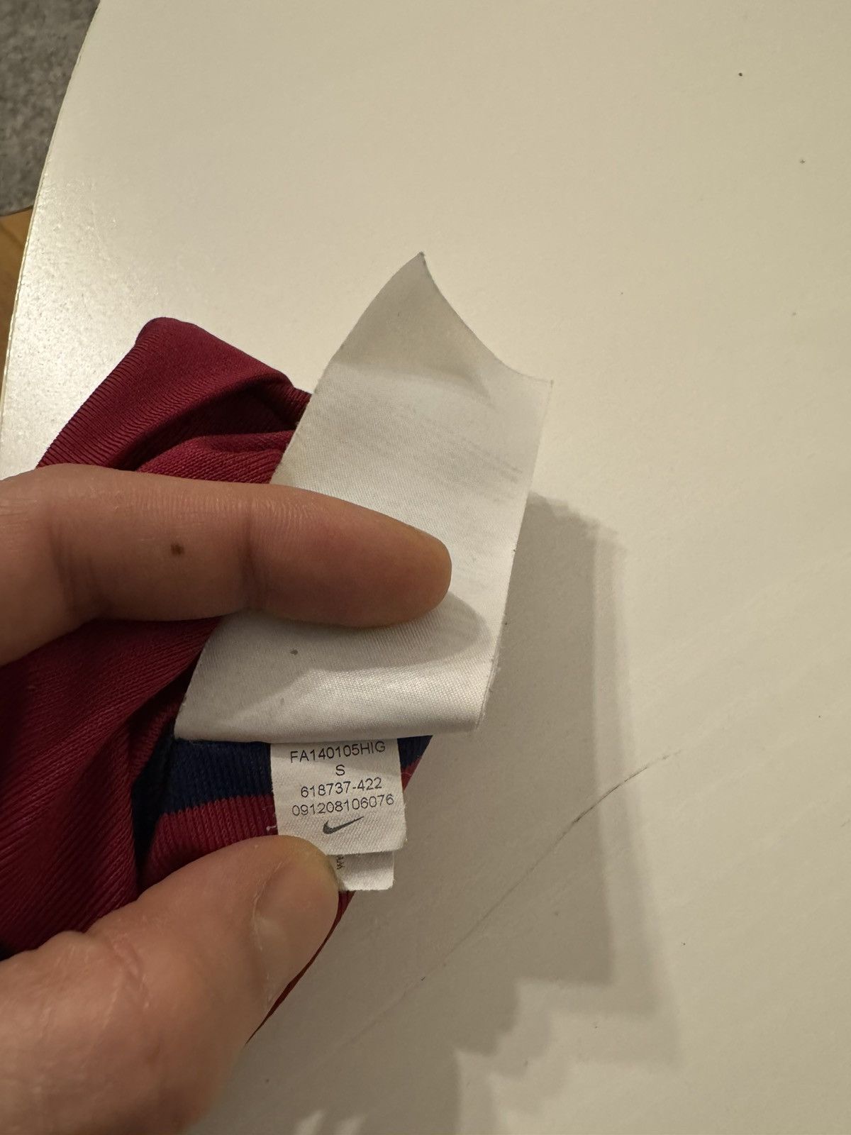 Nike Fc Barcelona longsleave munir Size US S / EU 44-46 / 1 - 10 Thumbnail