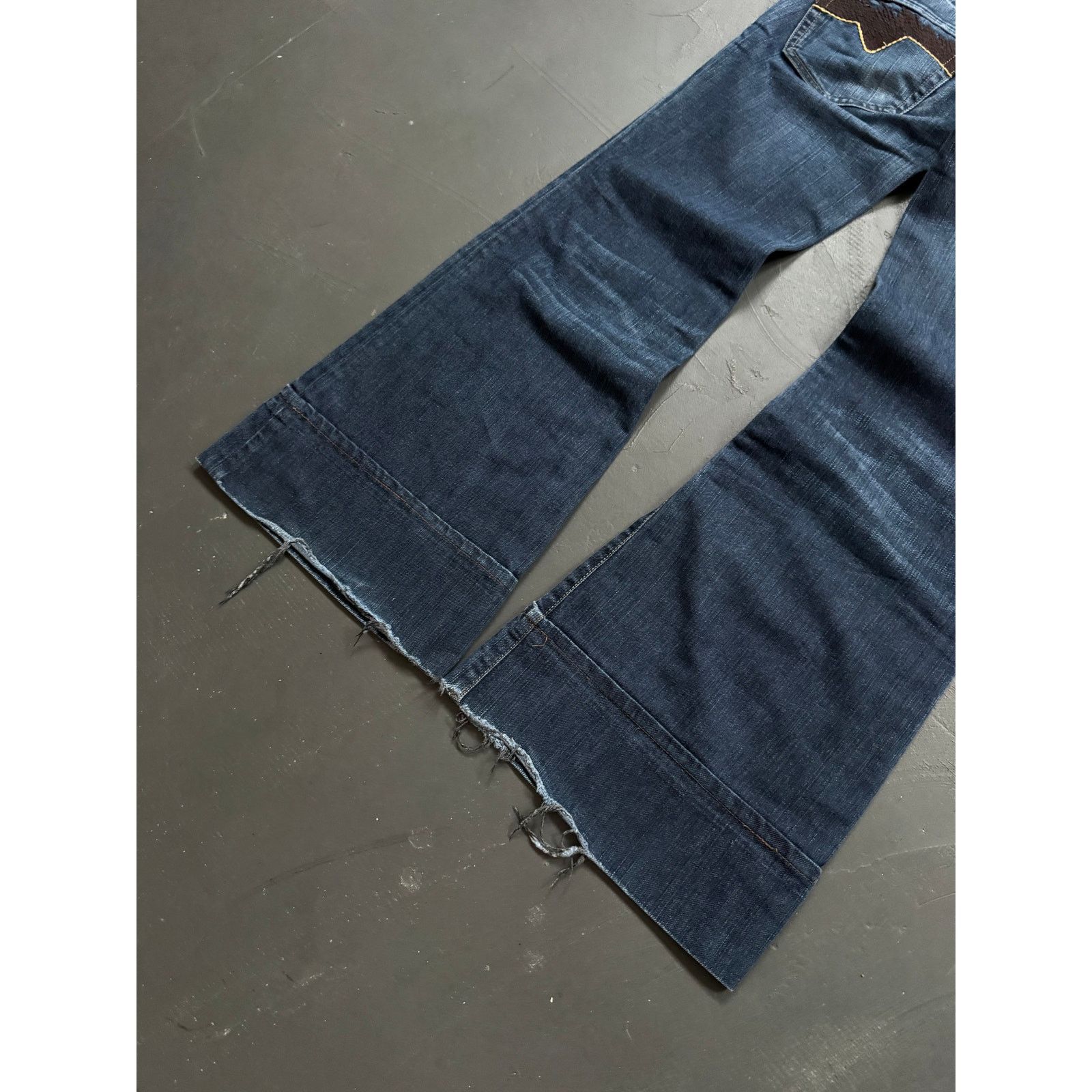 Diesel Bootcut Jeans with Patch Pockets — Y2K Archive