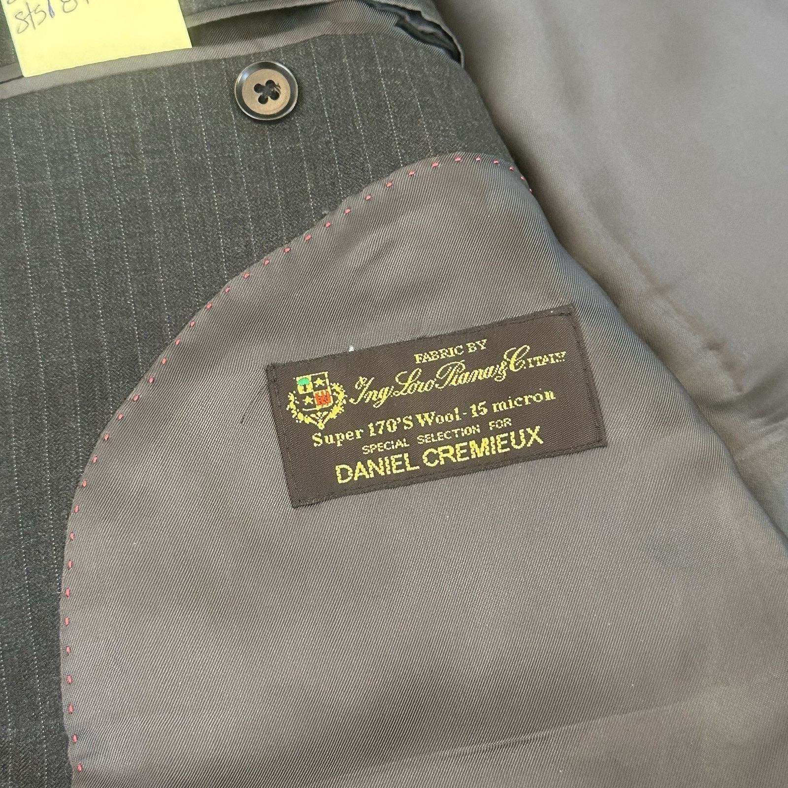 Daniel Cremieux Daniel Cremieux x Loro Piana Super 170s Coat 44L Wool-15 Size 44L - 8 Thumbnail