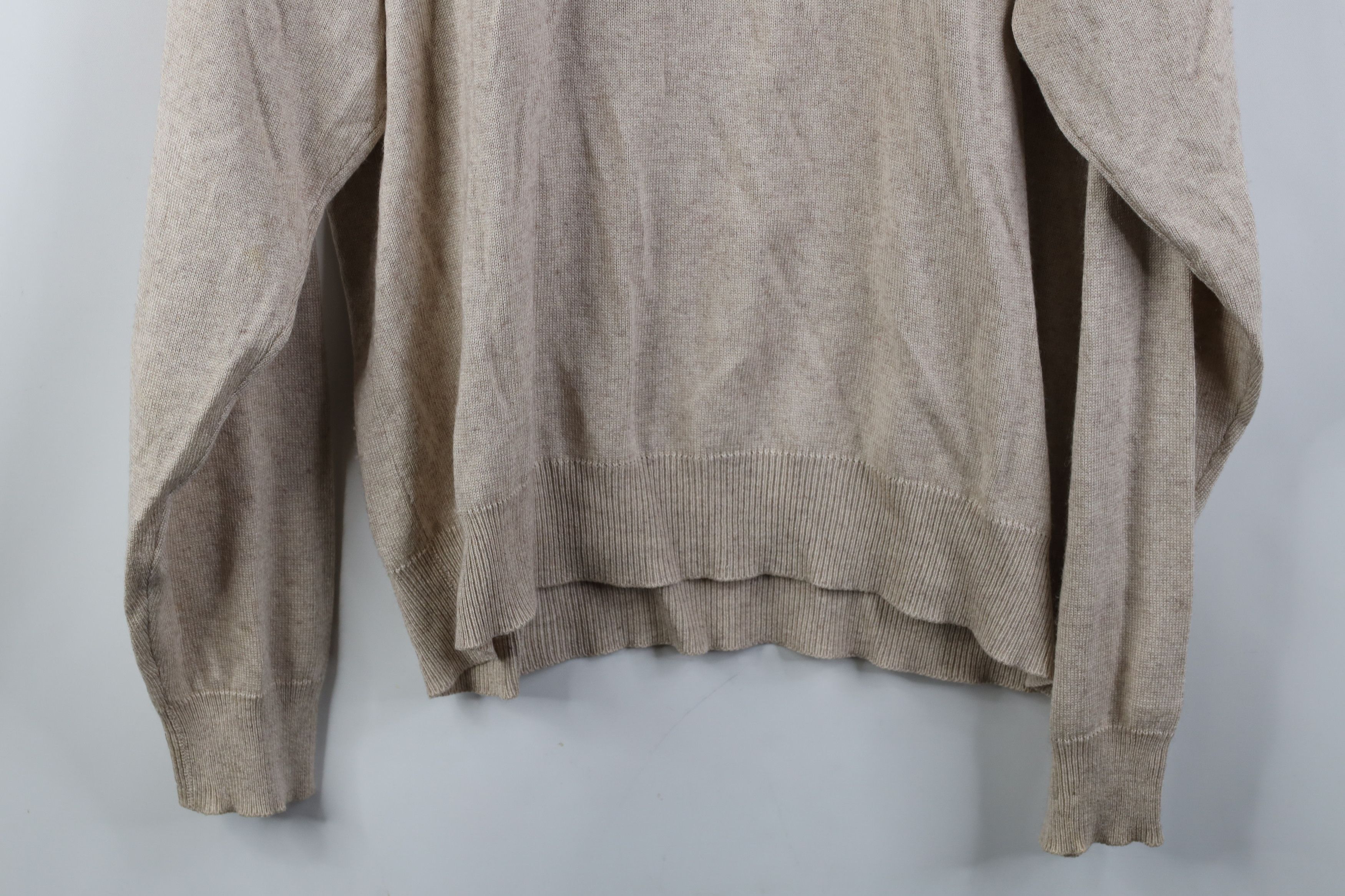 Vintage Vintage 90s Streetwear Silk Cashmere Knit Collared Sweater Size US XL / EU 56 / 4 - 13 Thumbnail