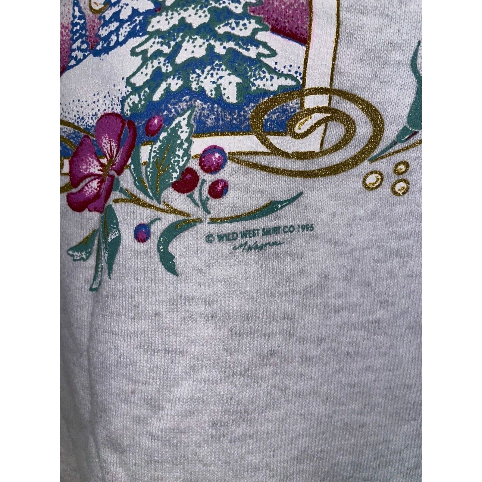 Vintage Vintage Gray Sweatshirt HL Miller Winter Crewneck 90s VTG L Size US L / EU 52-54 / 3 - 5 Thumbnail