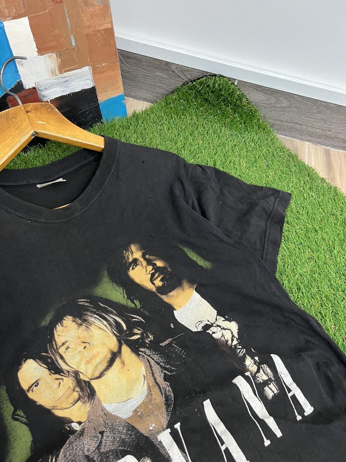 Nirvana × Vintage Kurt Cobain Nirvana Vintage T-shirt Size US M / EU 48-50 / 2 - 3 Thumbnail