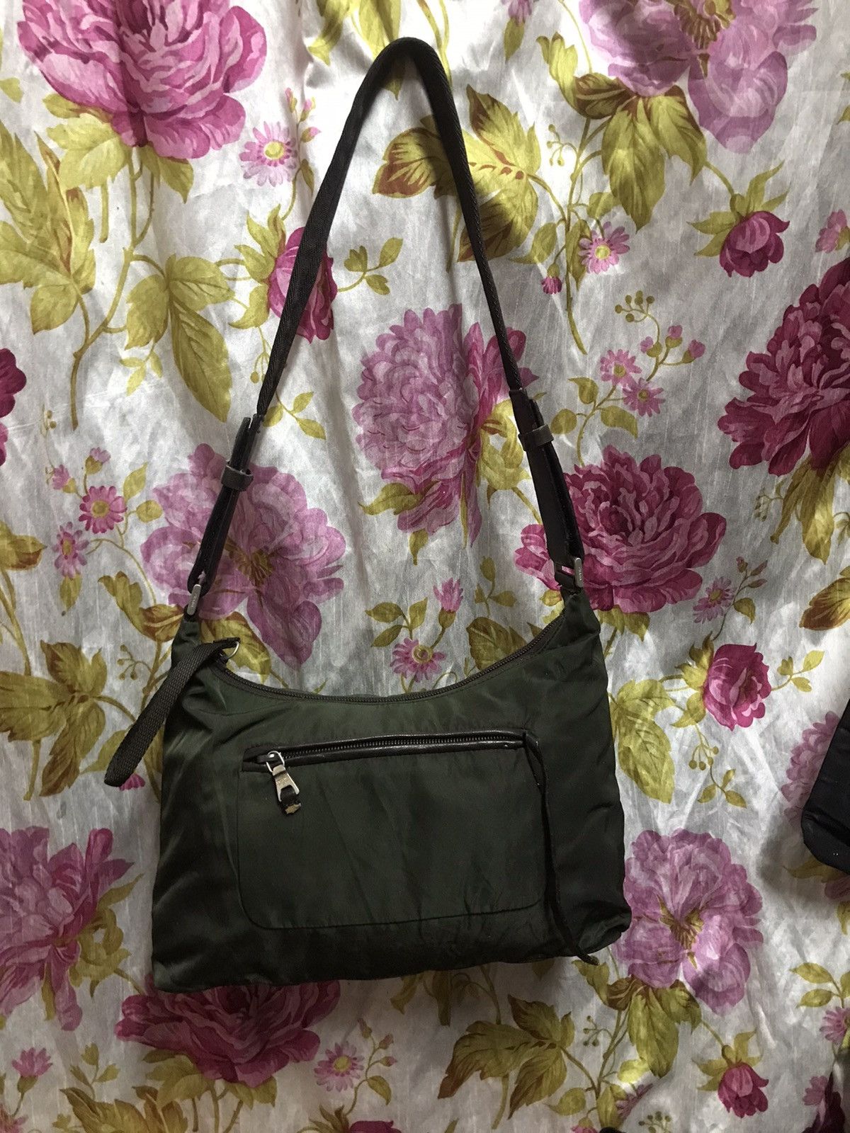 Prada Authentic Prada Tape Shoulder Hobo Size ONE SIZE - 2 Thumbnail