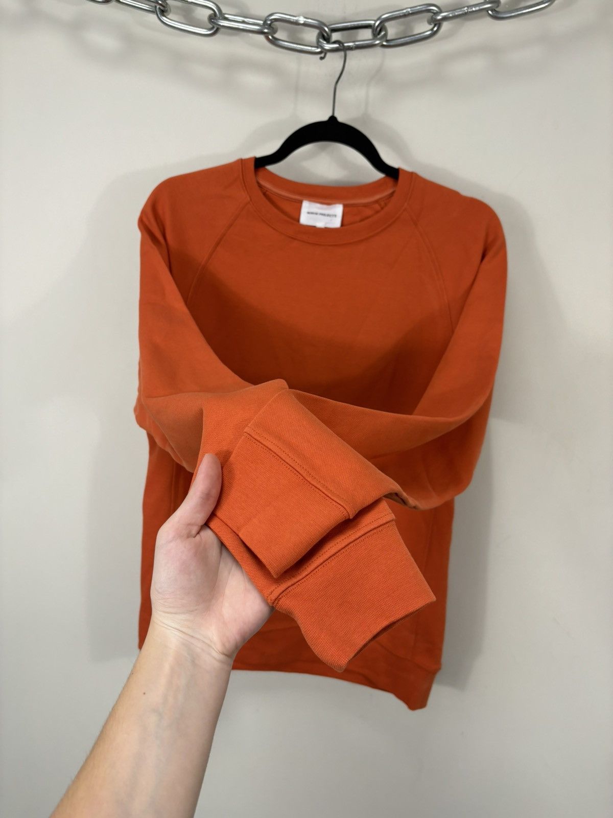 Norse Projects Norse Projects Vorm Summer Interlock Men’s Orange Sweatshirt Size US S / EU 44-46 / 1 - 5 Thumbnail