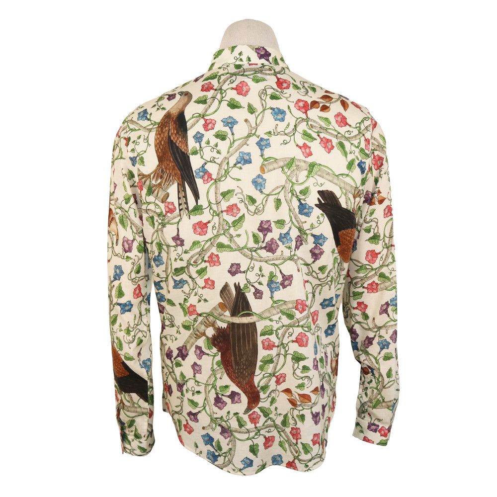 Gucci Gucci Birds Of Prey Print Shirt Size US M / EU 48-50 / 2 - 4 Thumbnail