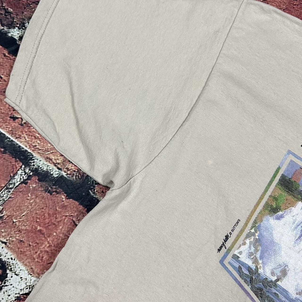 Tultex Vintage 90s Niagara Falls Canada New York T Shirt Art Tee Size US XL / EU 56 / 4 - 5 Thumbnail