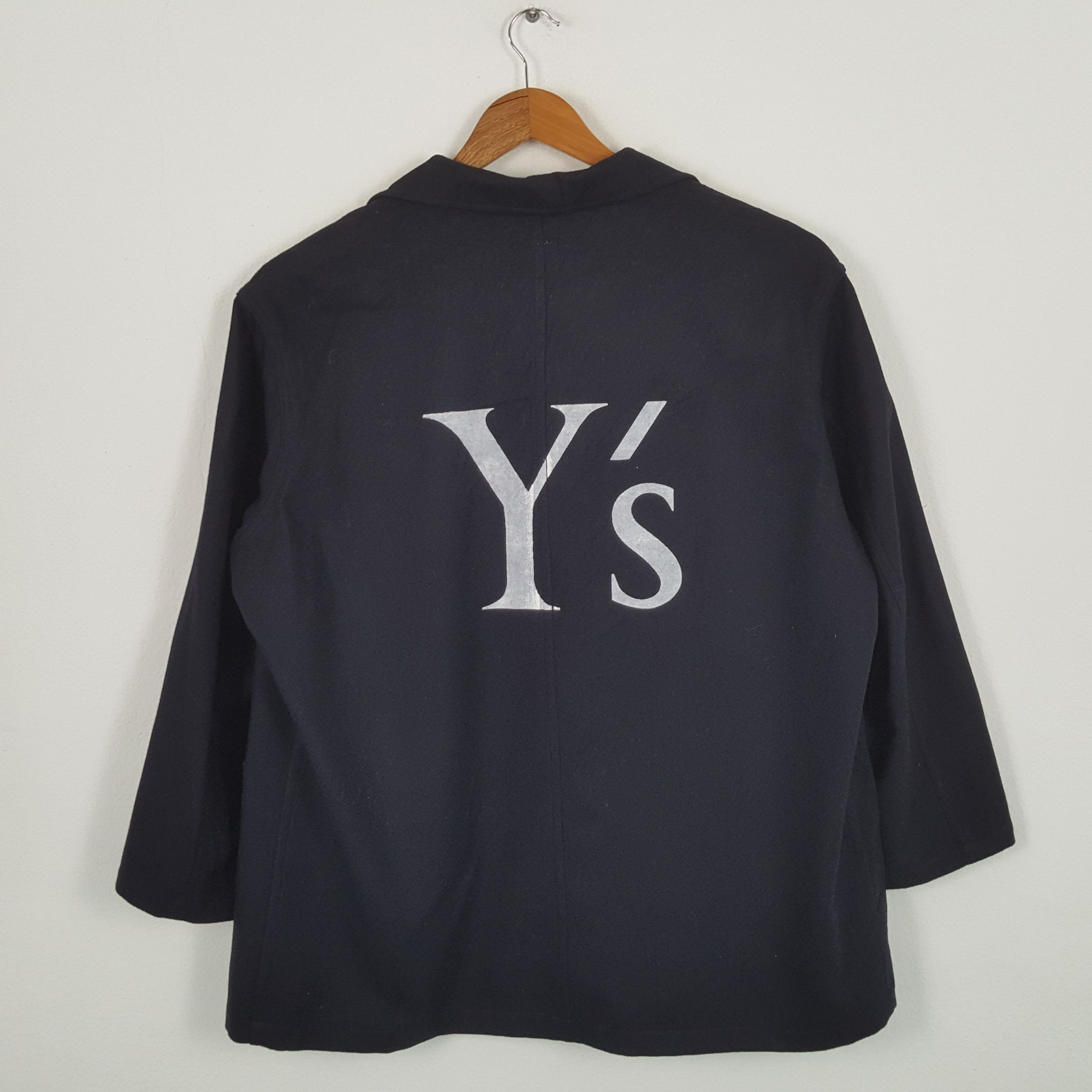 image of Vintage Y's Yohji Yamamoto Japanese Designer Brand Jacket in Black, Men's (Size 2XL)