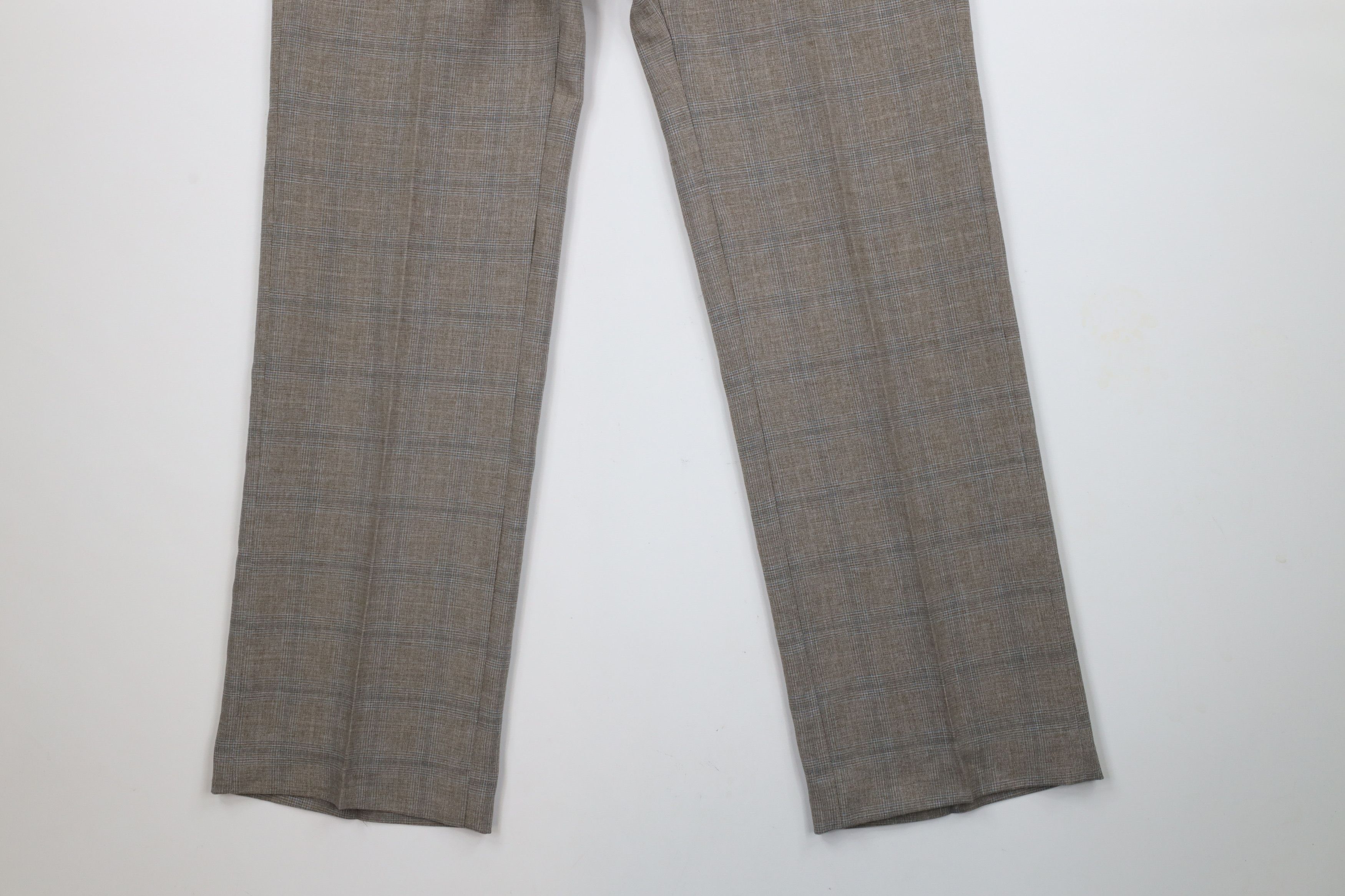 Vintage Vintage 70s Streetwear Bell Bottoms Chino Pants Plaid USA Size US 32 / EU 48 - 4 Thumbnail