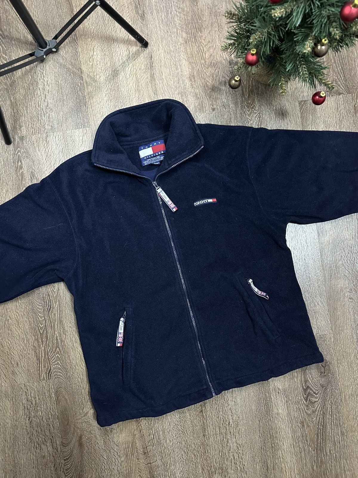 Tommy Hilfiger × Vintage Vintage Tommy Hilfiger Plushie Hoodie Y2K Size US L / EU 52-54 / 3 - 5 Thumbnail