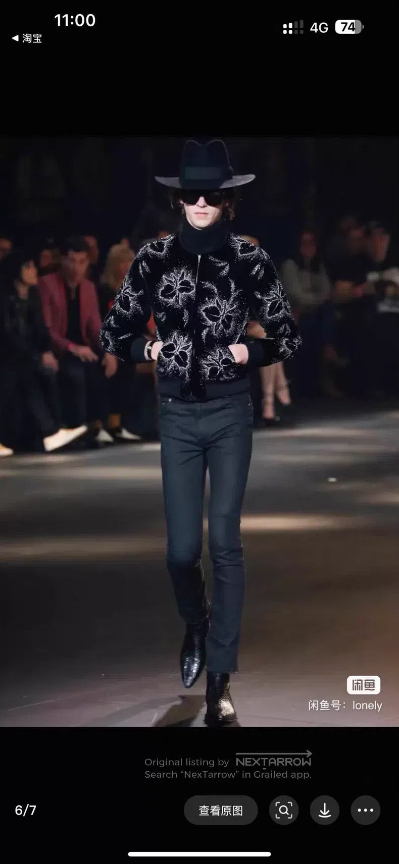 Saint Laurent Paris Saint Laurent Paris Distressed Fringe Hem Destroyed Denim Size US 31 - 9 Thumbnail