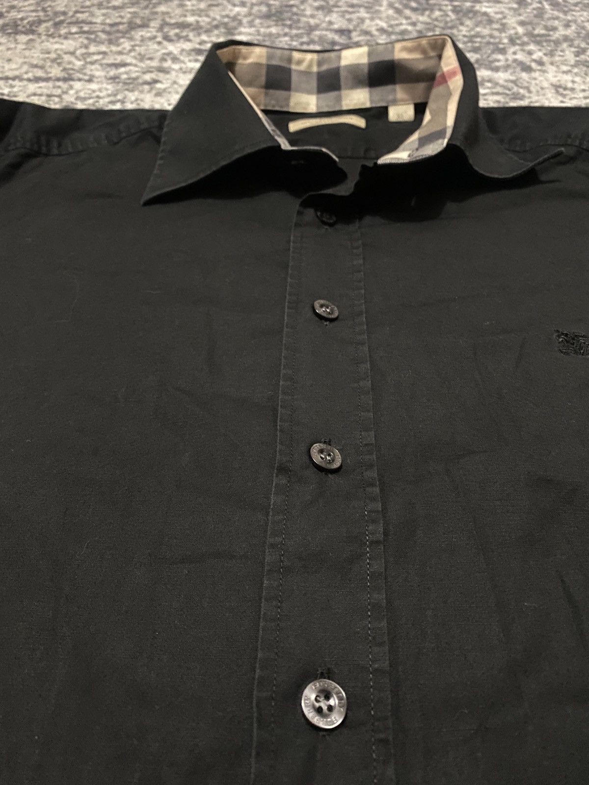 Burberry Burberry luxury shirt button up with pattern on cufs Size US XL / EU 56 / 4 - 7 Thumbnail