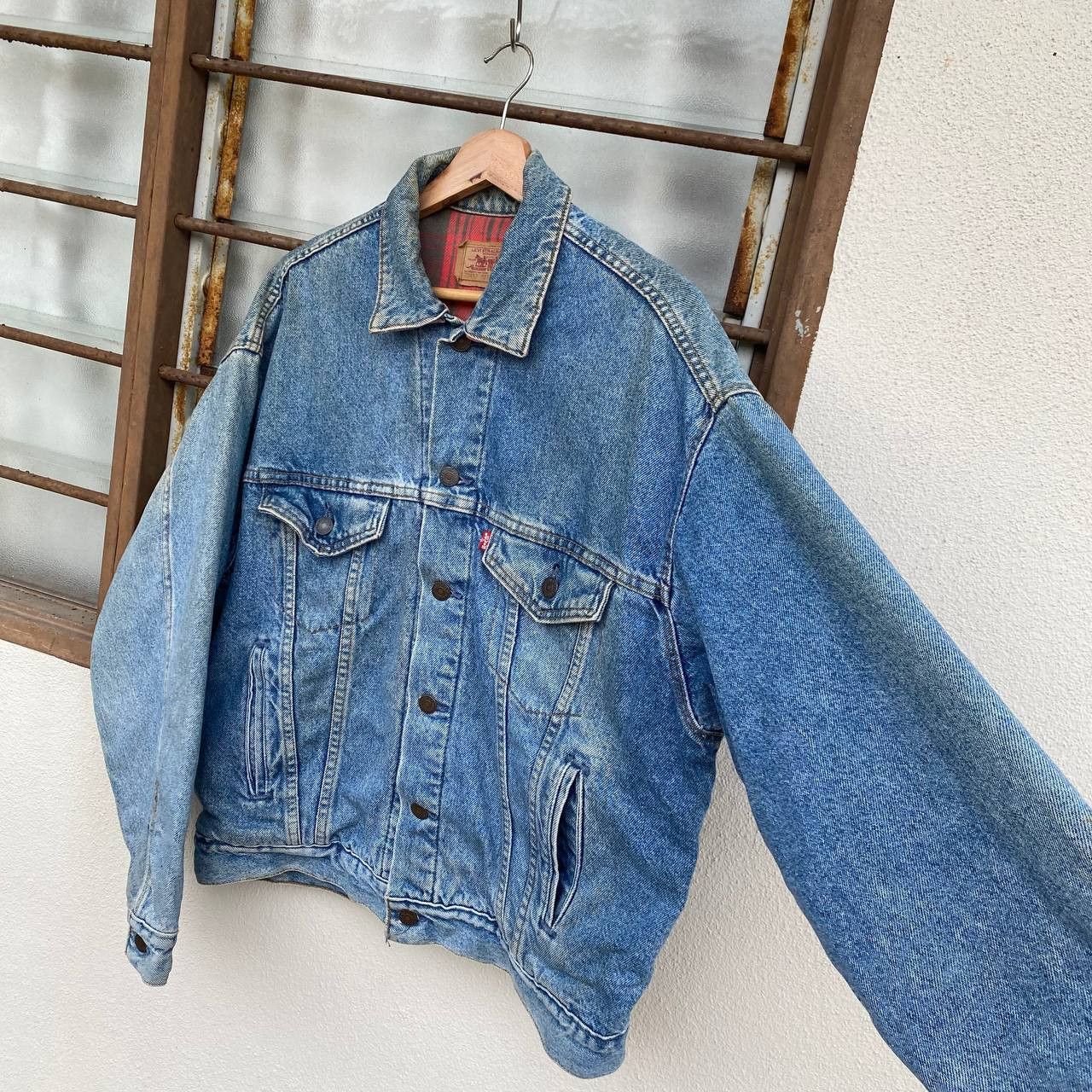 Levi's Vintage Clothing Vintage 90s Levi’s Blanket Lined Denim Trucker Jacket USA Size US M / EU 48-50 / 2 - 6 Thumbnail