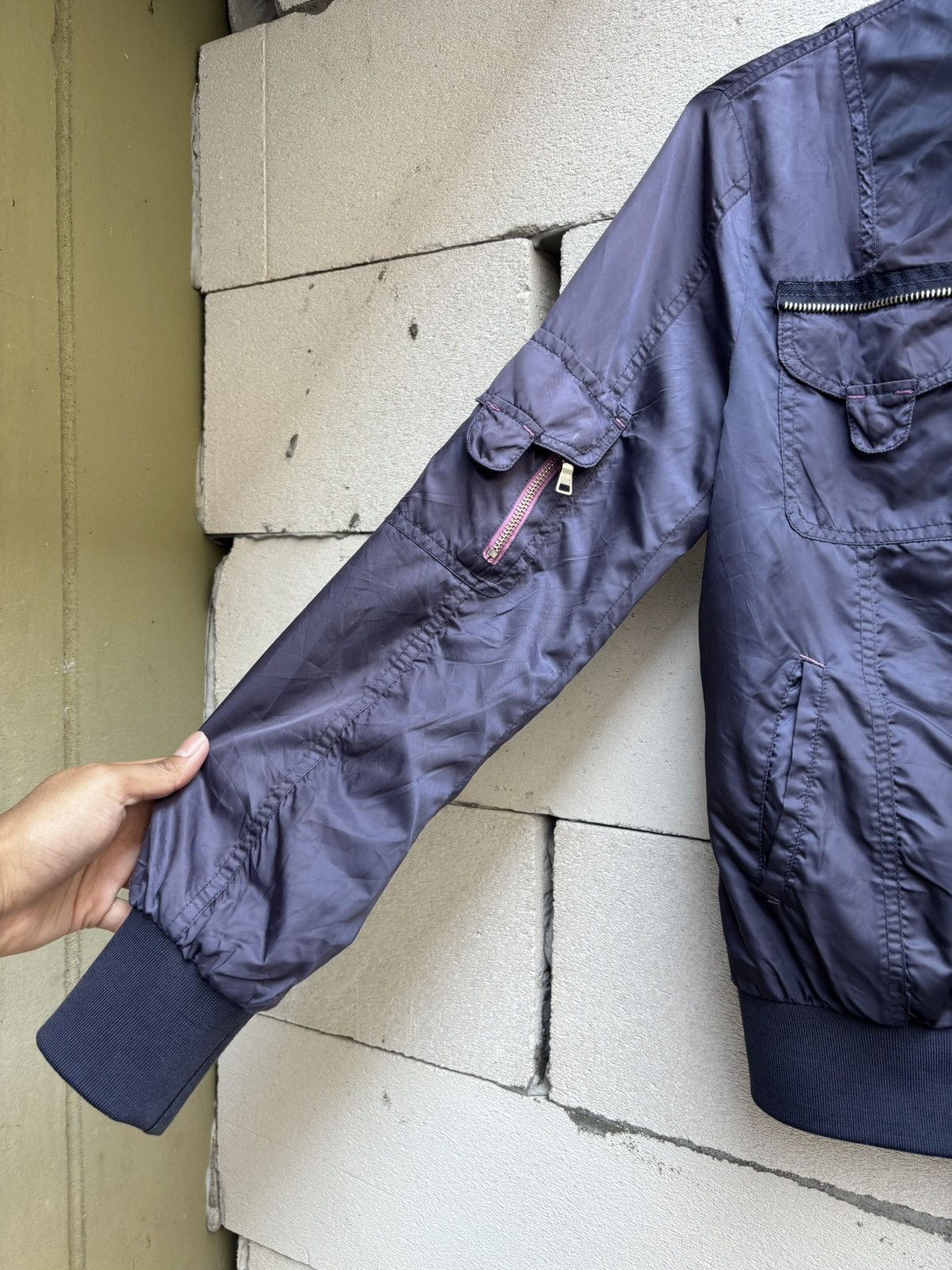 If Six Was Nine UGIZ Faded Windbreaker Zip Jacket Size US S / EU 44-46 / 1 - 4 Thumbnail
