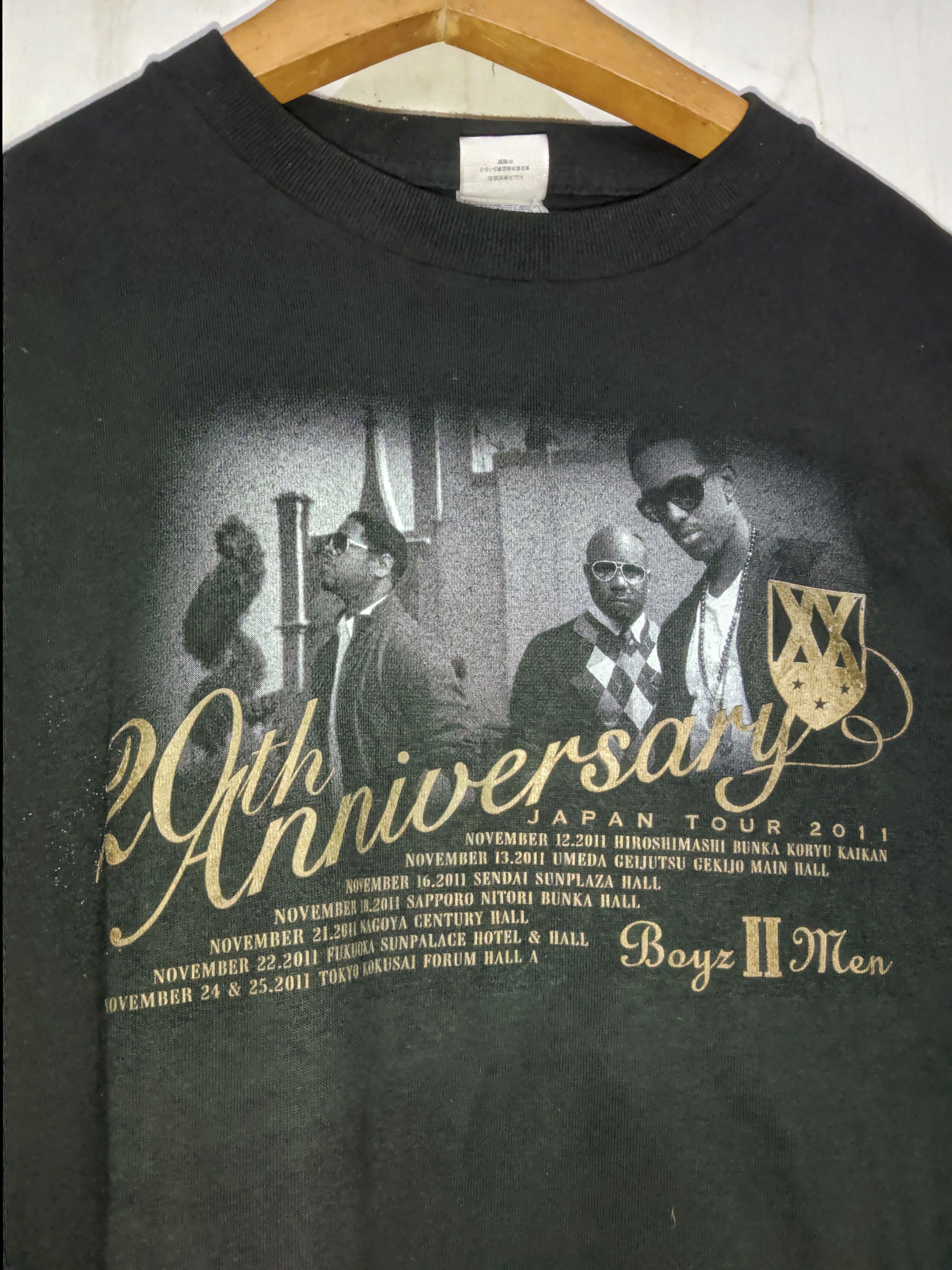 Rap Tees Boyz 2 Men ,Anniversary Japan tour Size US M / EU 48-50 / 2 - 1 Thumbnail