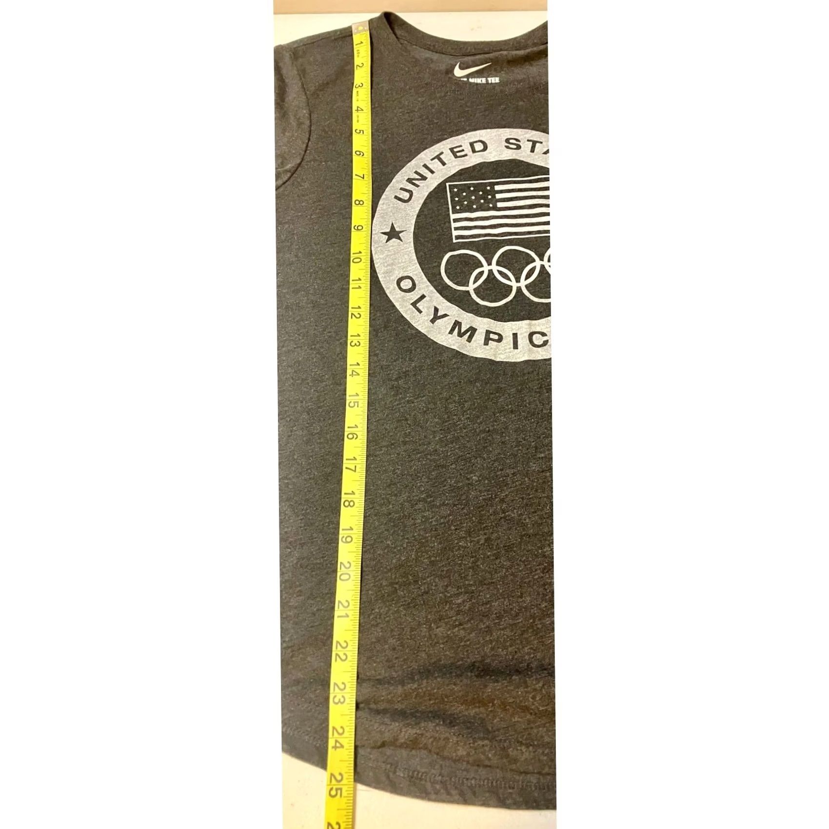 Nike Nike United States Olympic Team Gray Short Sleeve T Shirt Womens M Dri Fit Size M / US 6-8 / IT 42-44 - 5 Thumbnail