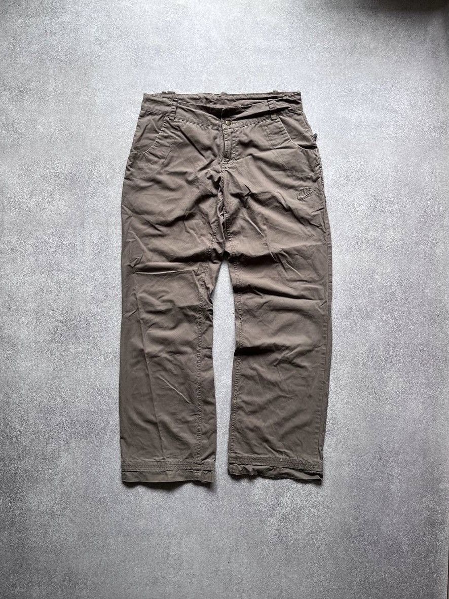 Nike × Vintage Vintage Nike Baggy Avantgarde Cargo Pants 32 Y2K Size US 32 / EU 48 - 1 Thumbnail