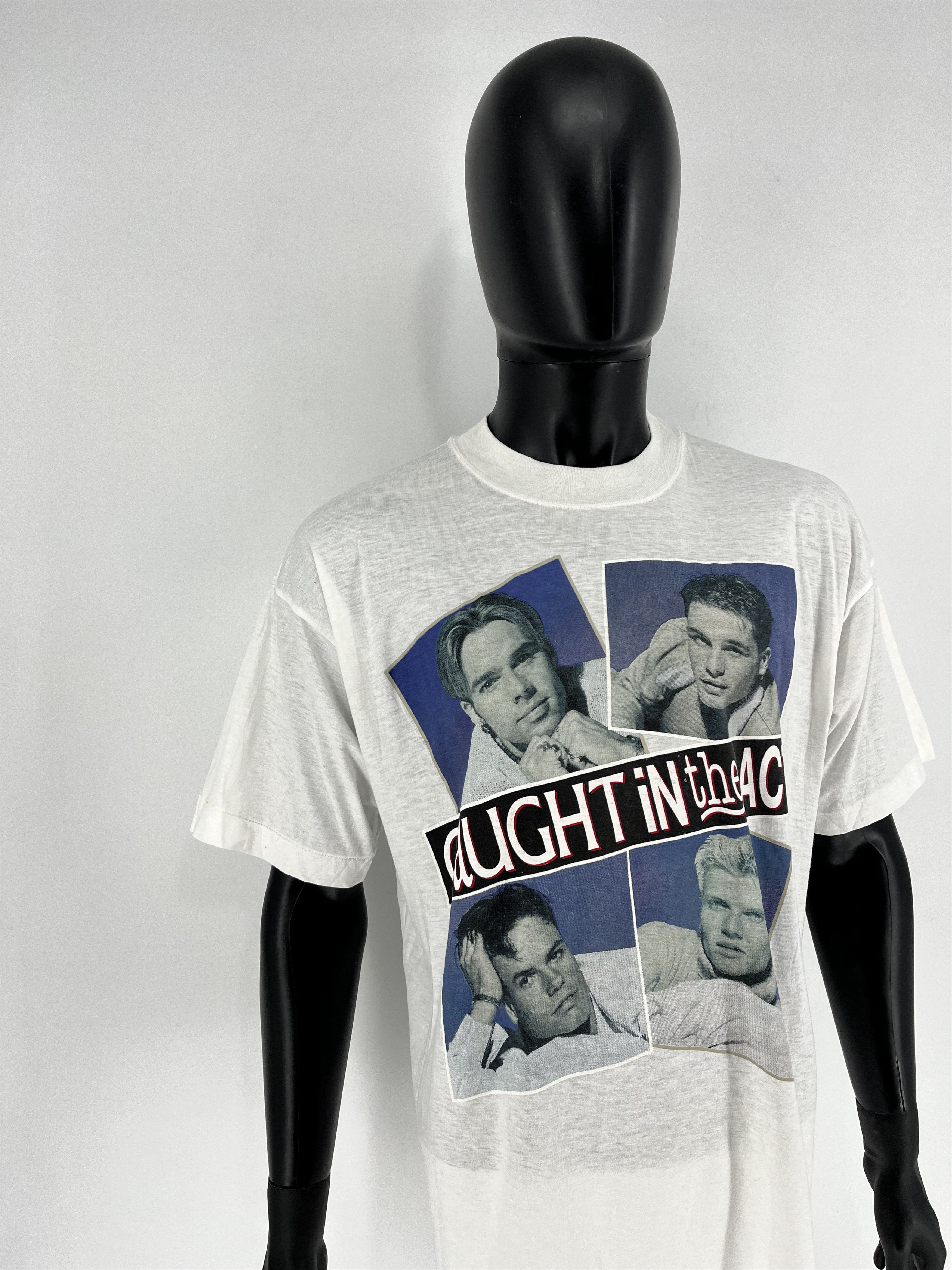 Band Tees Vintage 90's Caught In The Act Band Dance Pop Rock C.I.T.A Size US L / EU 52-54 / 3 - 3 Thumbnail