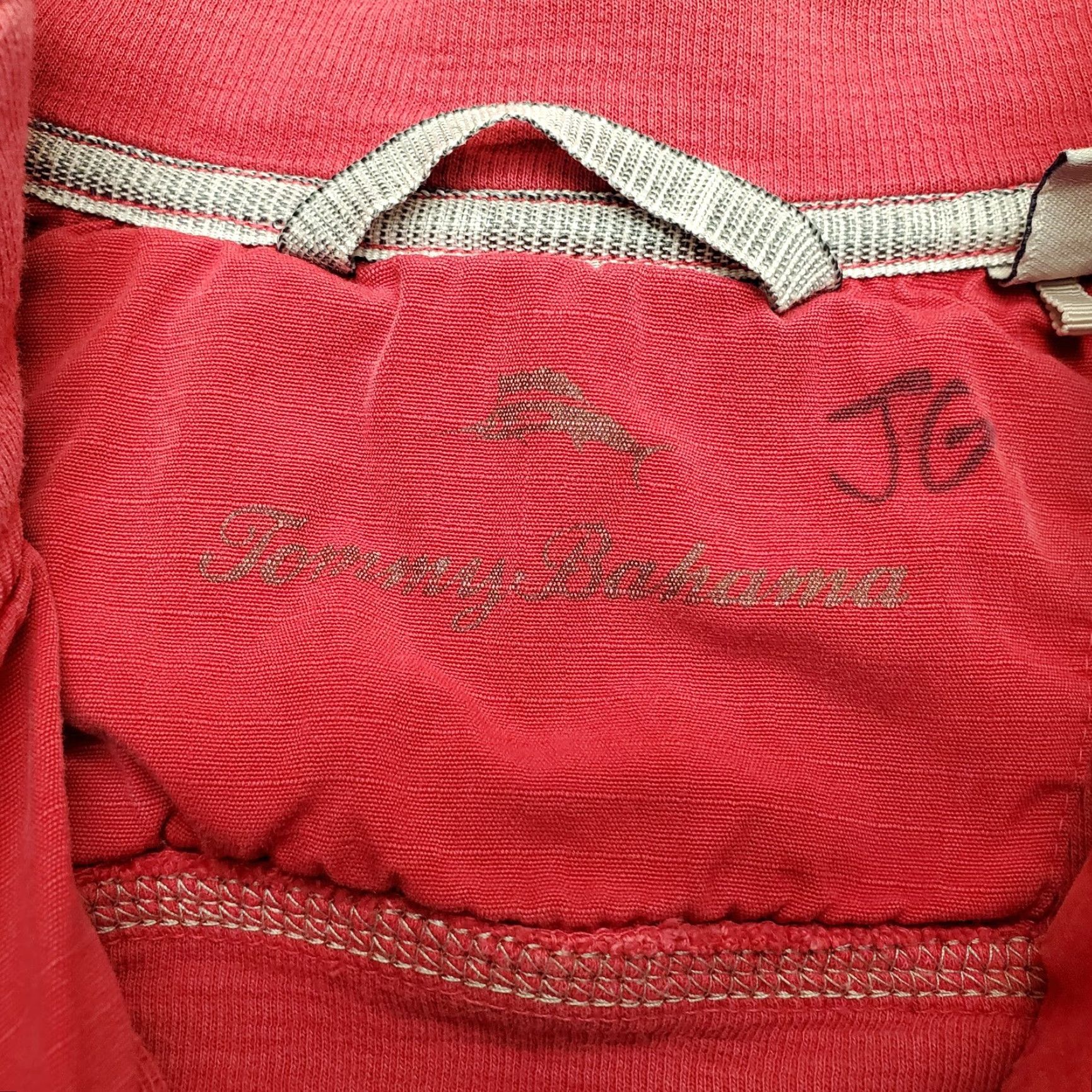 Tommy Bahama Tommy Bahama Sweater Men M Red Pima Cotton Tencel Blend Long Sleeve 1/4 Zip Embroidered Logo Knit Solid Casual Golf Walking Mens Size US M / EU 48-50 / 2 - 5 Thumbnail