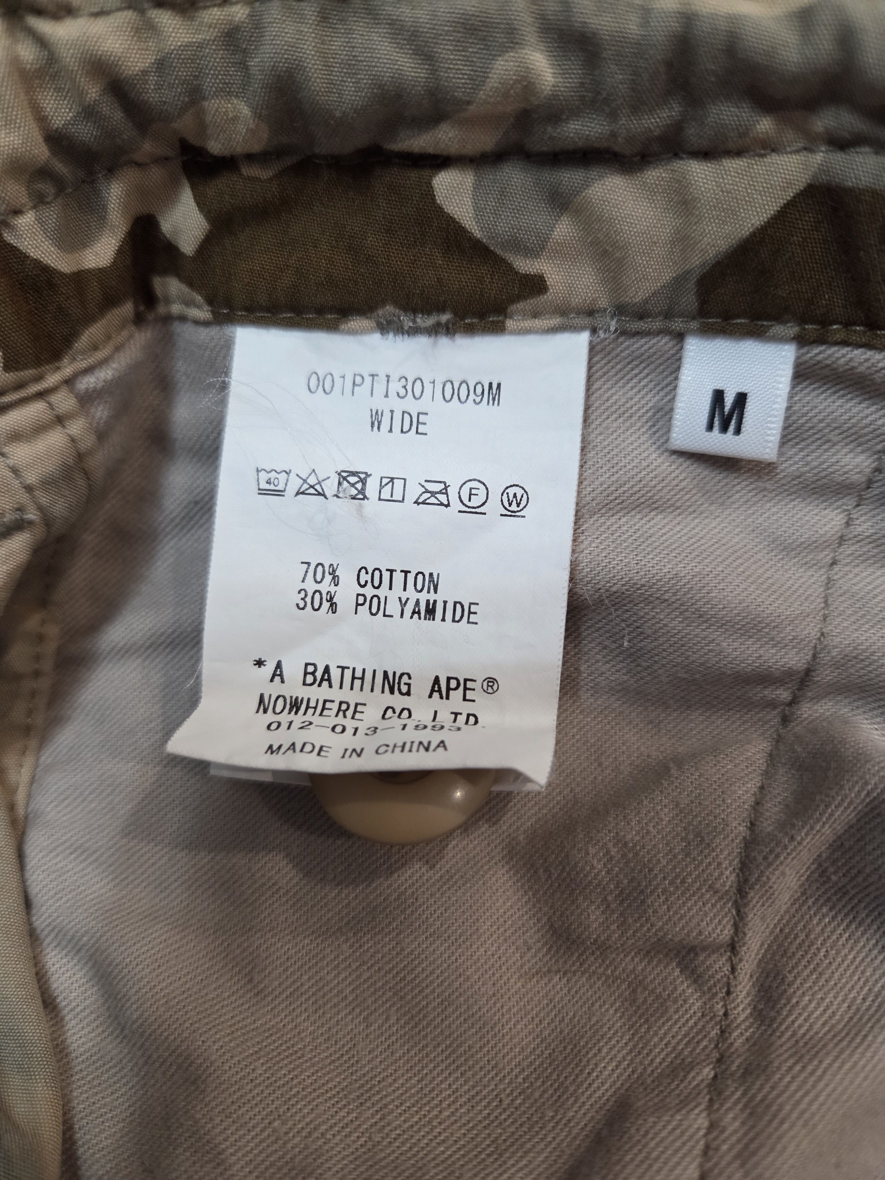 Bape Bape sand camo combats Medium Size US 32 / EU 48 - 4 Thumbnail