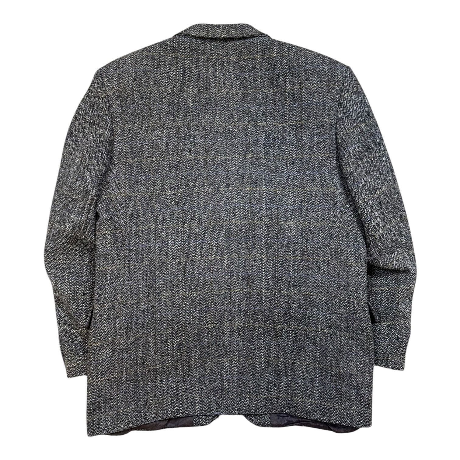 Harris Tweed Harris Tweed Mens Sport Coat Blazer 42R Gray Wool Tweed Size 42R - 2 Thumbnail