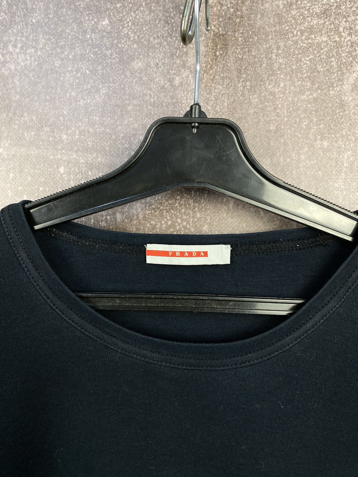Prada × Vintage Vintage Prada Red Tab T-Shirt Size US XXL / EU 58 / 5 - 4 Thumbnail