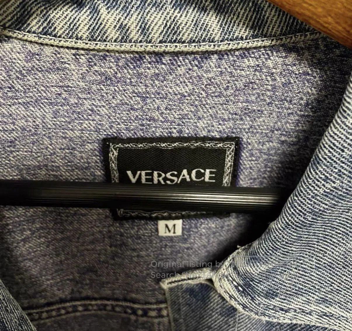 Versace Jeans Couture Blue Denim Jacket. Size US M / EU 48-50 / 2 - 6 Thumbnail