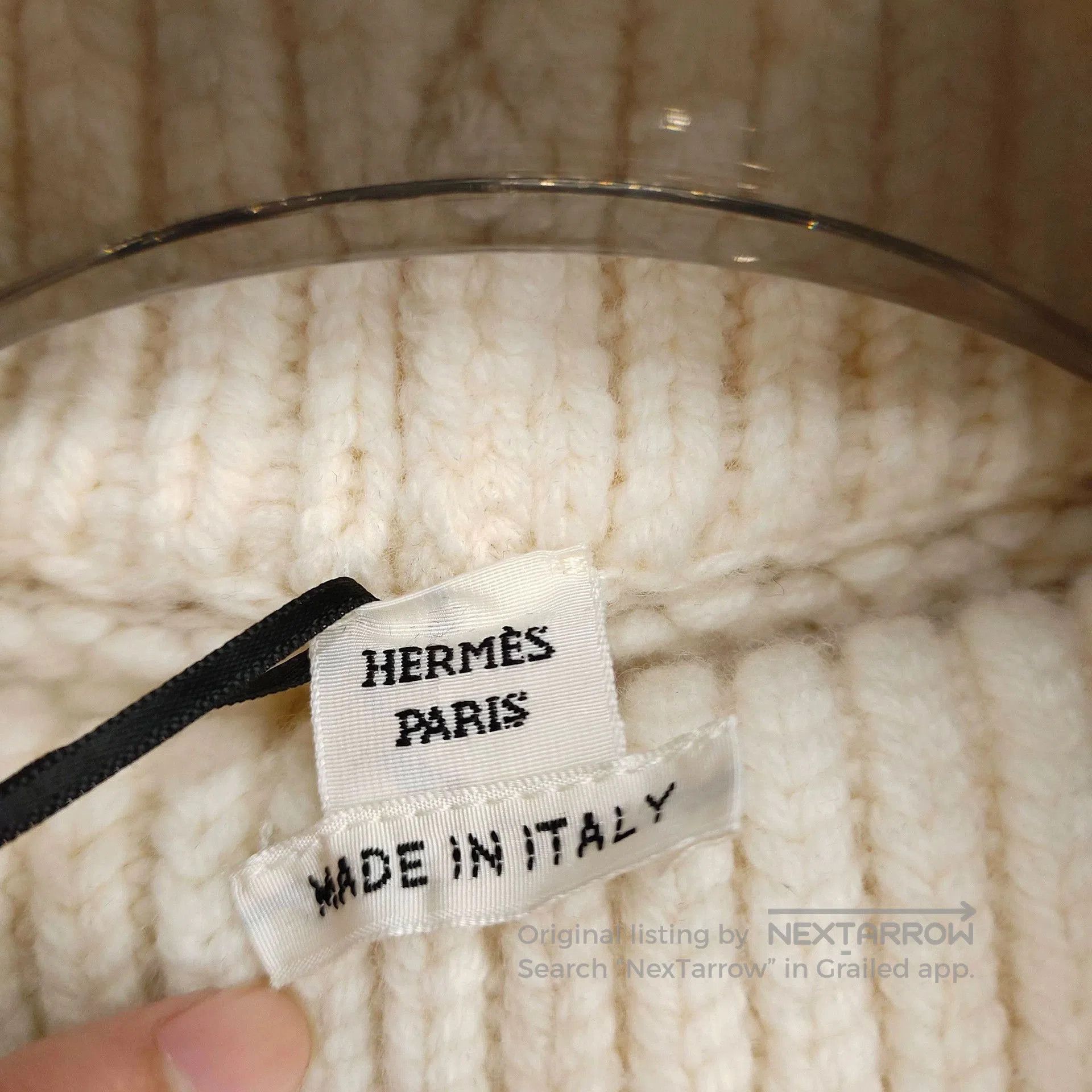Hermes Hermes Off-White Wool Turtleneck Sweater. Size US S / EU 44-46 / 1 - 3 Thumbnail