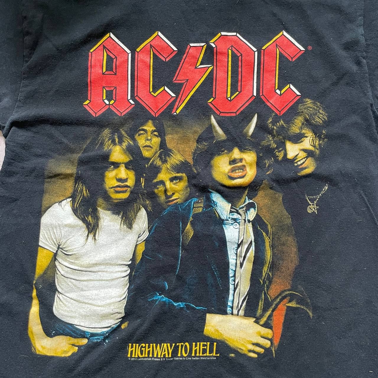 Band Tees × Vintage VINTAGE Y2K AC/DC AMAZING FADED BAND TOUR T SHIRT 46 Size US M / EU 48-50 / 2 - 2 Thumbnail