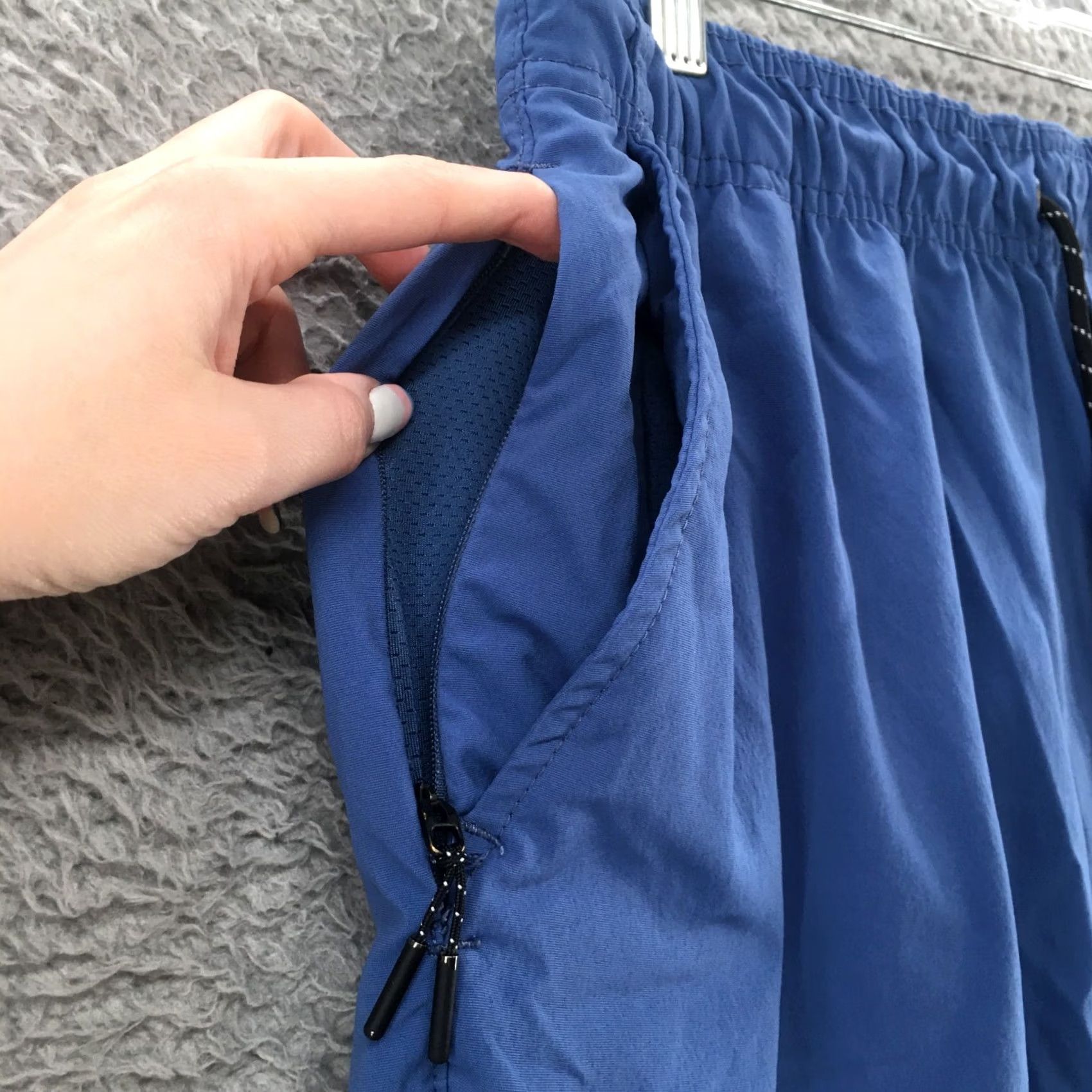 American Eagle Outfitters American Eagle Board Shorts Men Medium Blue High Rise Drawstring Size US 31 - 6 Thumbnail