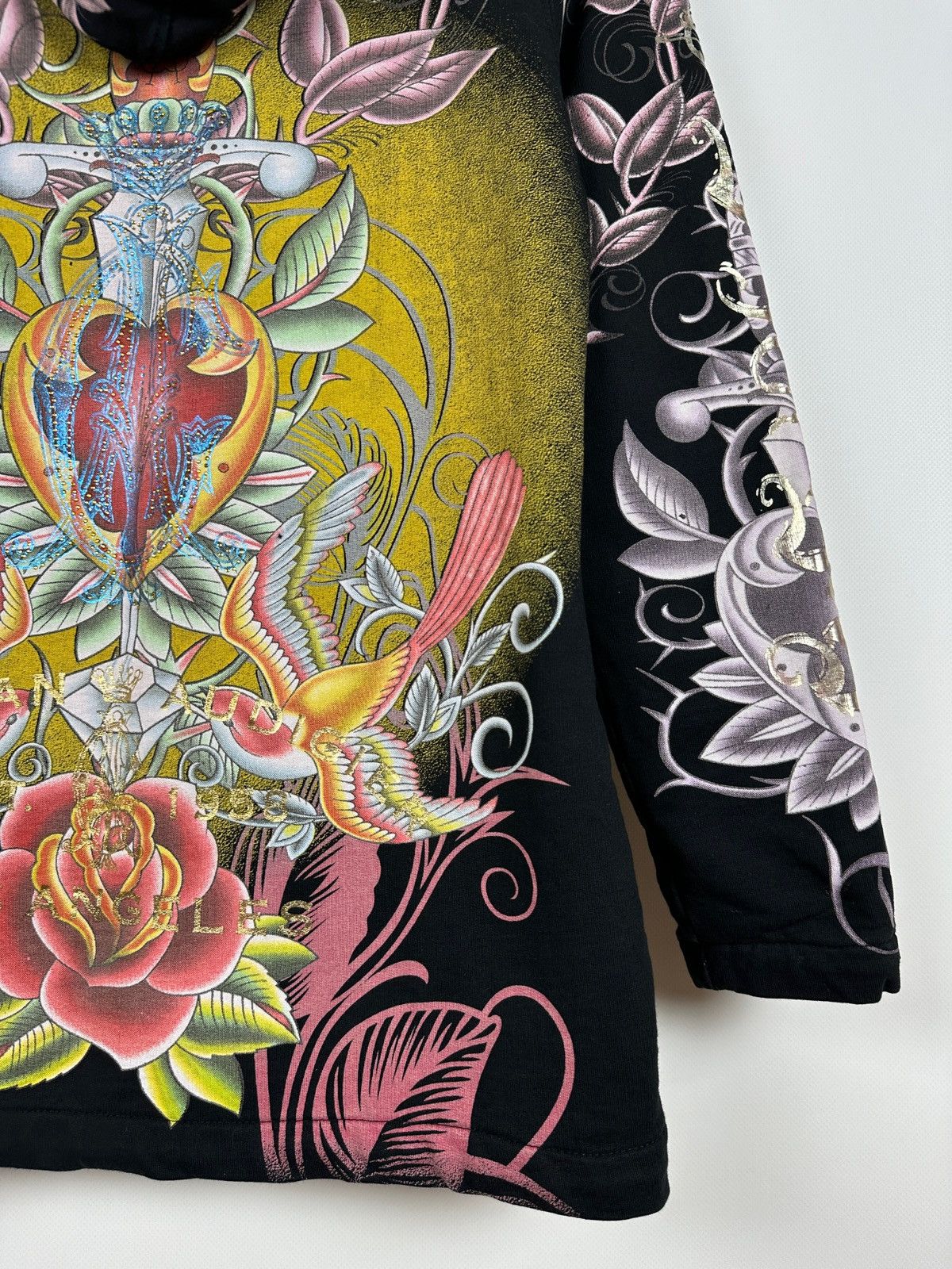 Christian Audigier Vintage Christian Audigier Y2K Full Zip Hoodie Size M / US 6-8 / IT 42-44 - 18 Thumbnail