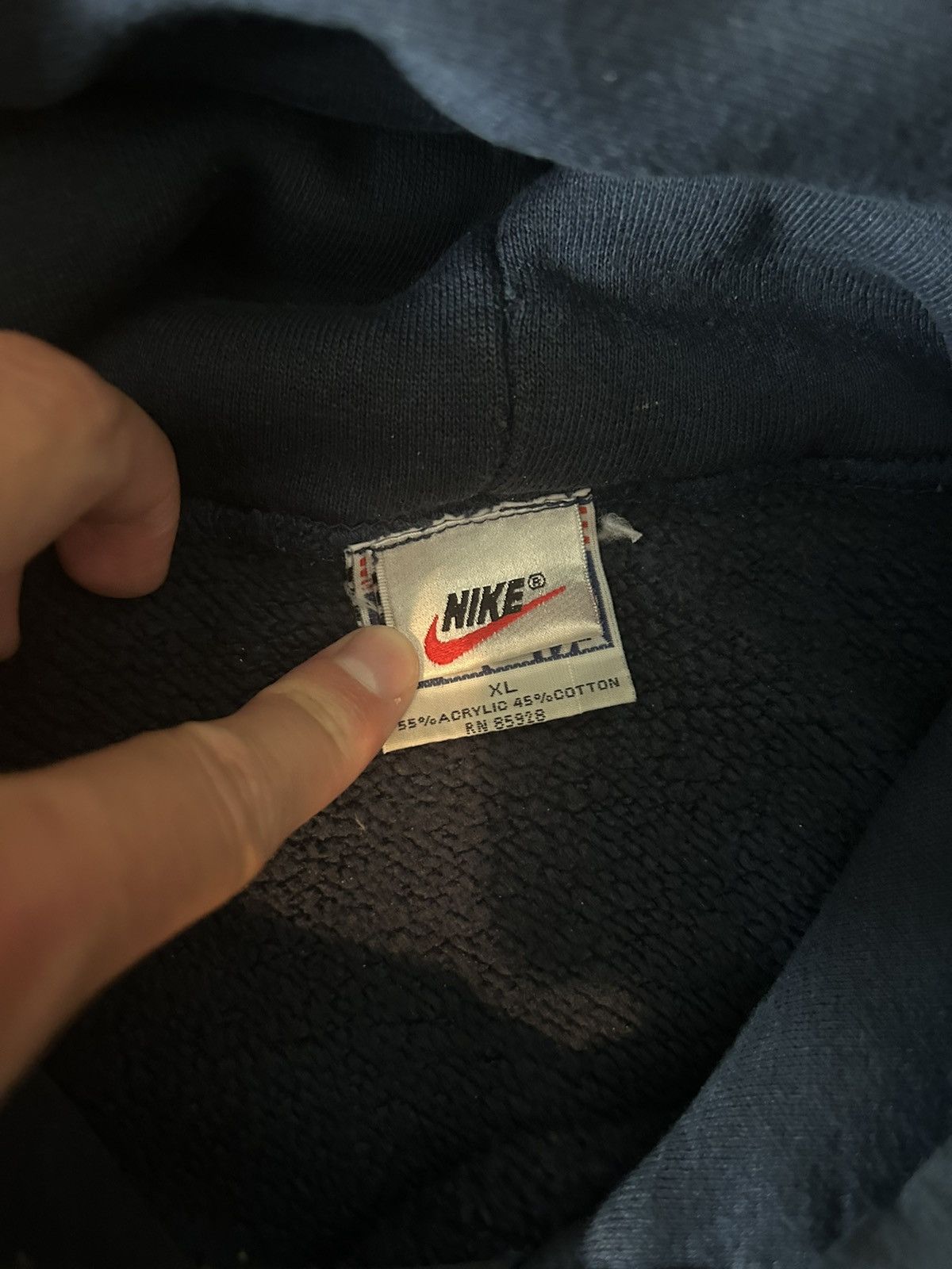 Nike × Vintage Vintage Nike Hoodie Sweatshirt Size US XL / EU 56 / 4 - 7 Thumbnail