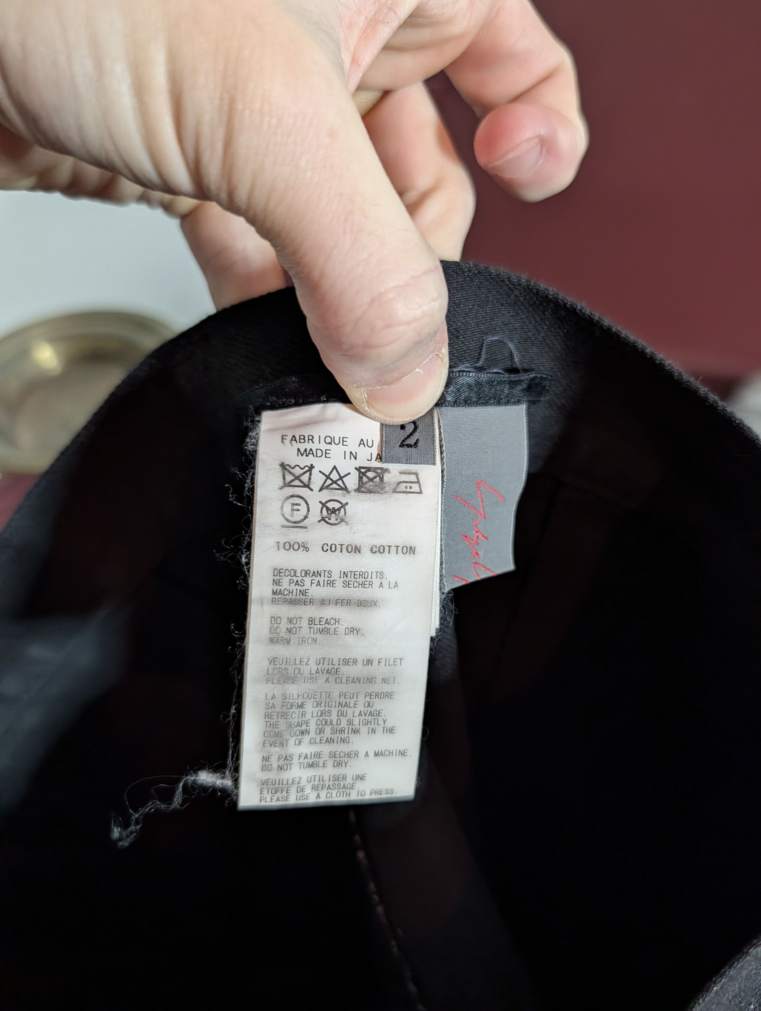 Yohji Yamamoto Vintage Noir+ Black Flared Bondage Jeans Japan Sz2 Size US 30 / EU 46 - 13 Thumbnail