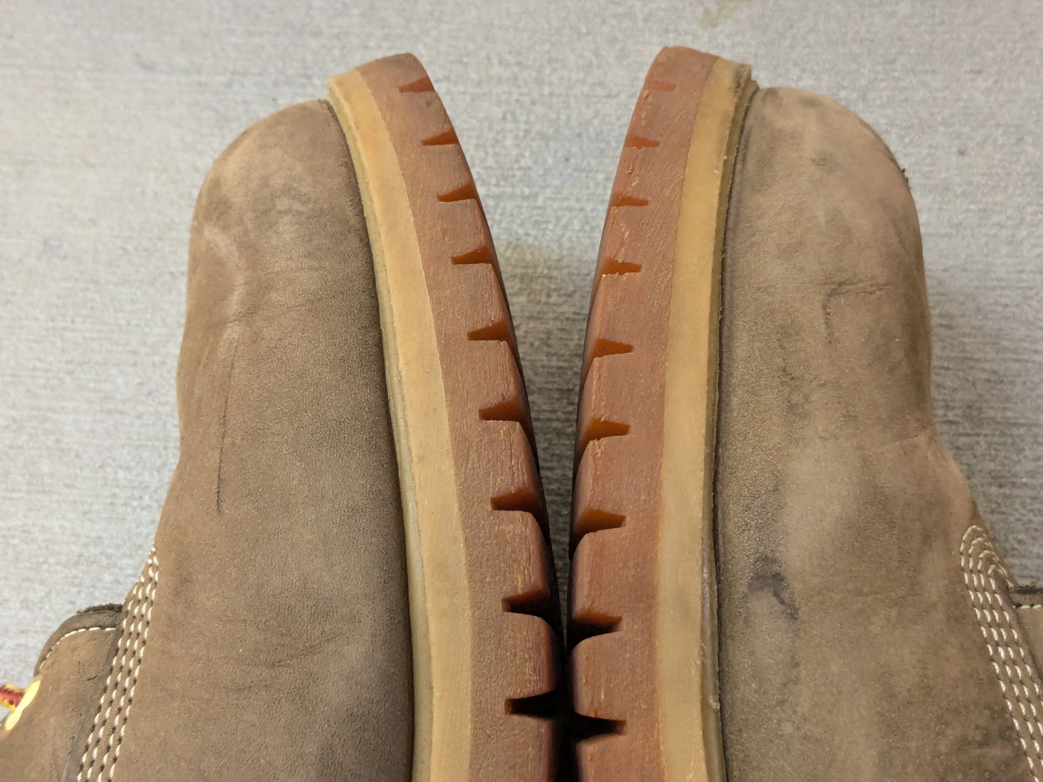 Timberland Timberland Boots Brown 11.5 Suede Leather Wheat Rubber Size US 11.5 / EU 44-45 - 14 Thumbnail