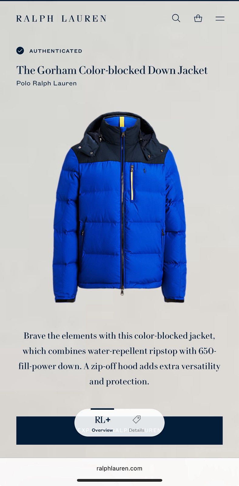 Polo Ralph Lauren 🇺🇸❗️NEW Polo Ralph Lauren Hooded Down Puffer El Cap Jacket Size US M / EU 48-50 / 2 - 24 Thumbnail