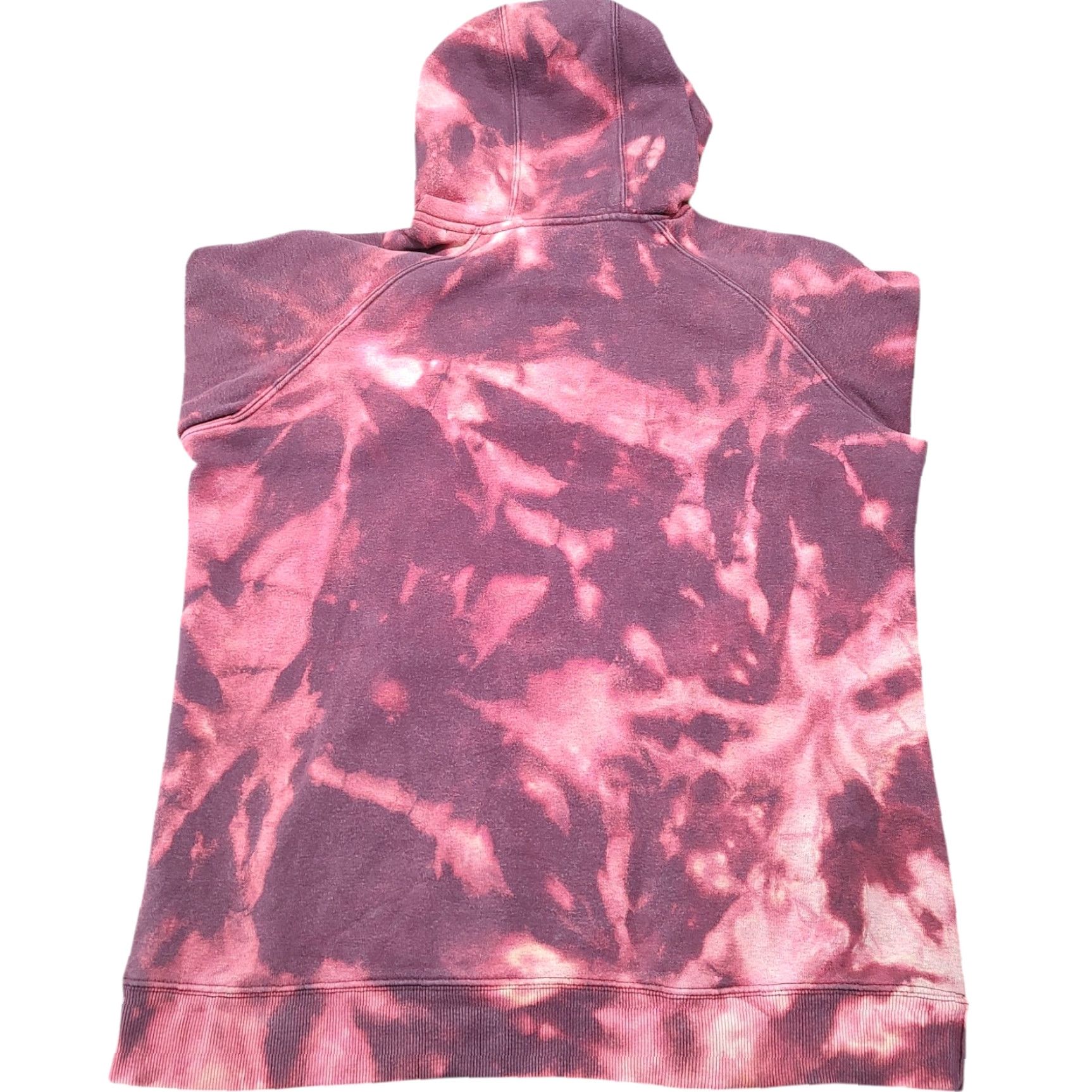 Carhartt VINTAGE Carhartt Womens S Pullover Hoodie Sweatshirt Acid Wash Tie Dye Dark Red Markings Hoodie Sweatshirt Tie-Dye Carhartt Logo Red Women’s XS? Size S / US 4 / IT 40 - 3 Thumbnail
